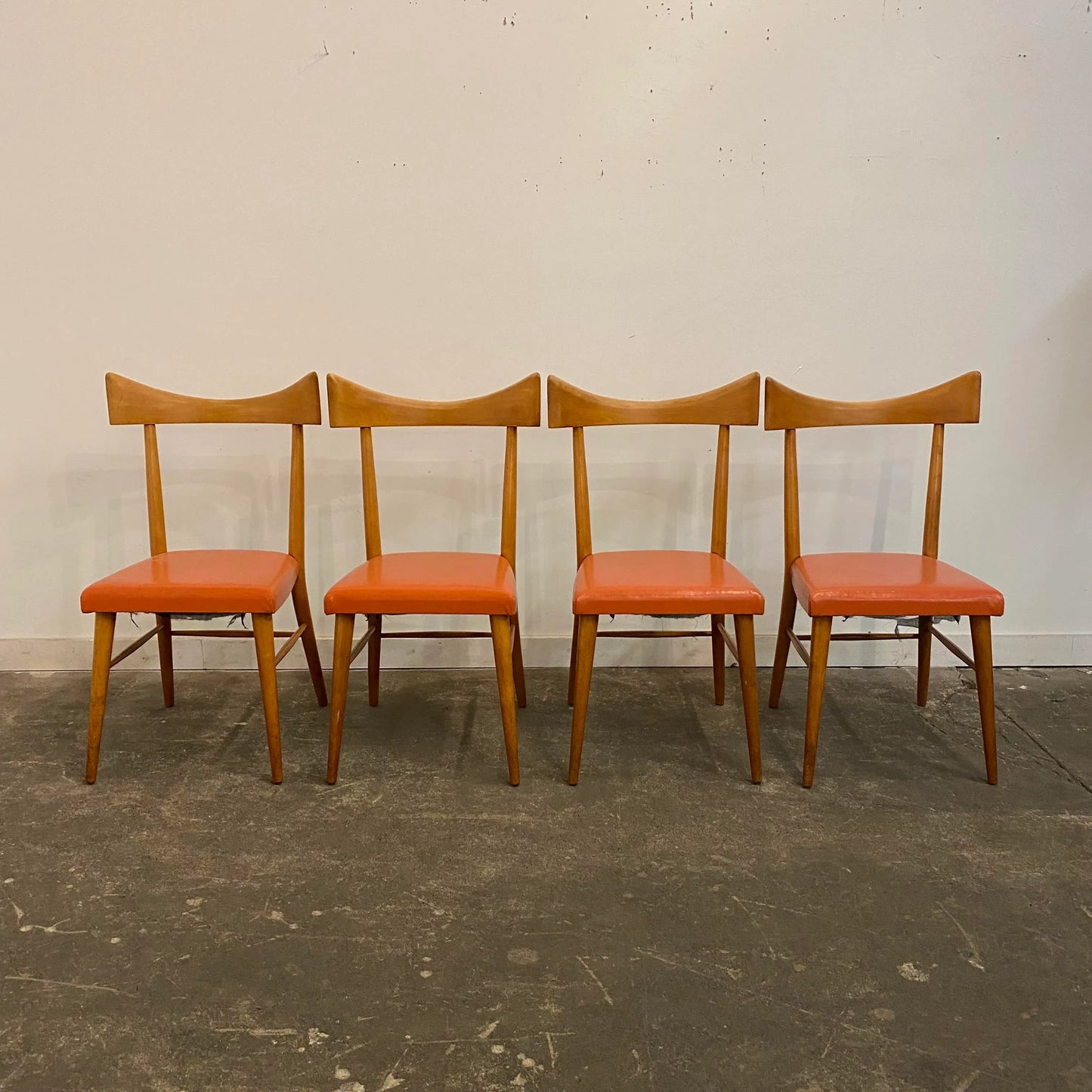 1950s Paul McCobb Planner Group Dining Table and Chairs with One Leaf - 6 Pieces