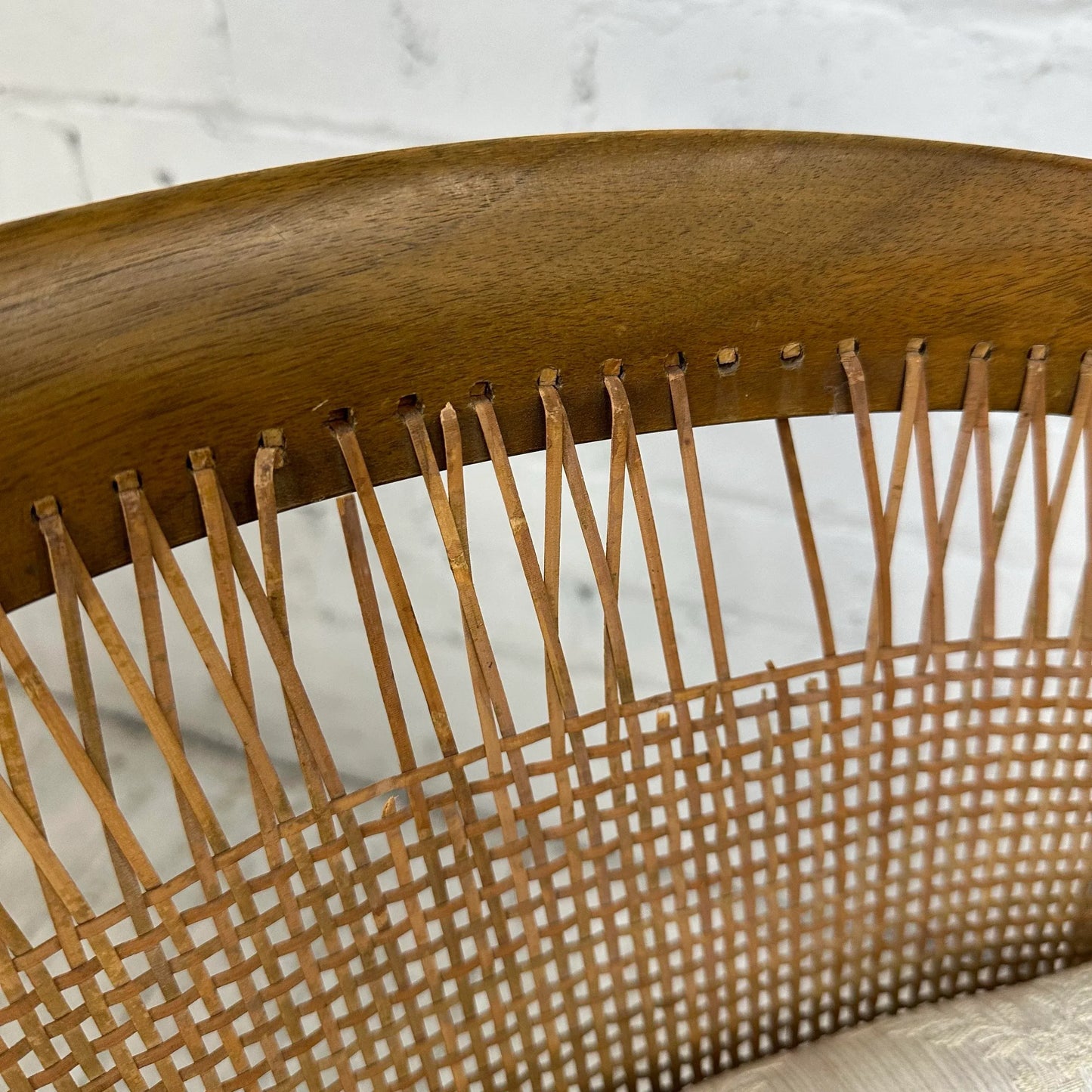 Set of 3 Harvey Probber Caned 'Gondola' Side Chairs