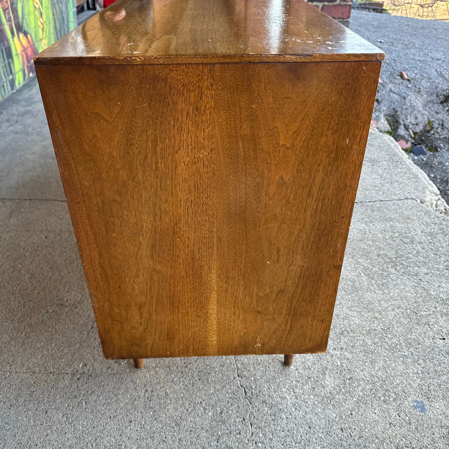 Unique Mid Century Modern Wood Dresser