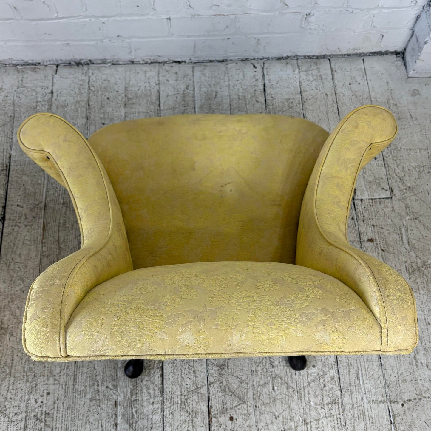 Pair of Traditional Wide Arm Antique Chairs