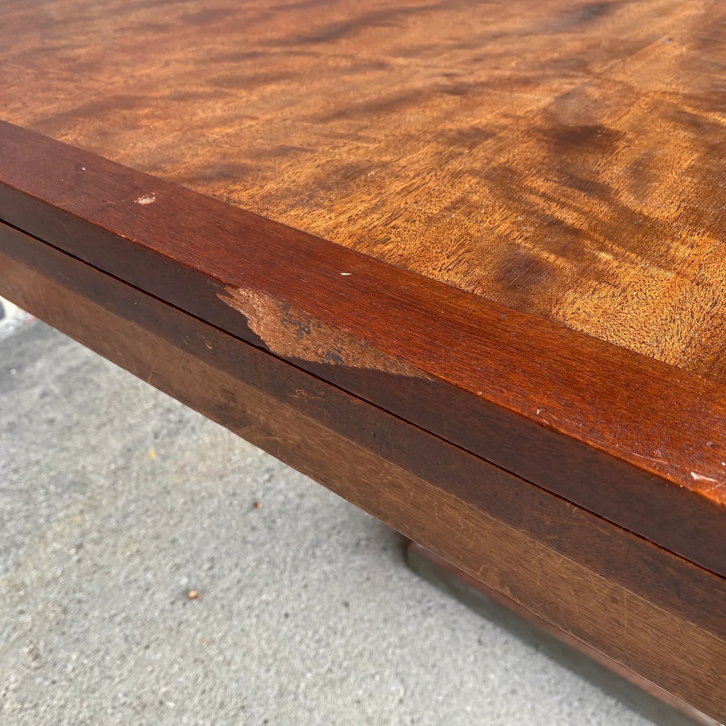 Roger Bal Art Deco Dinning Table Refectory Leaves