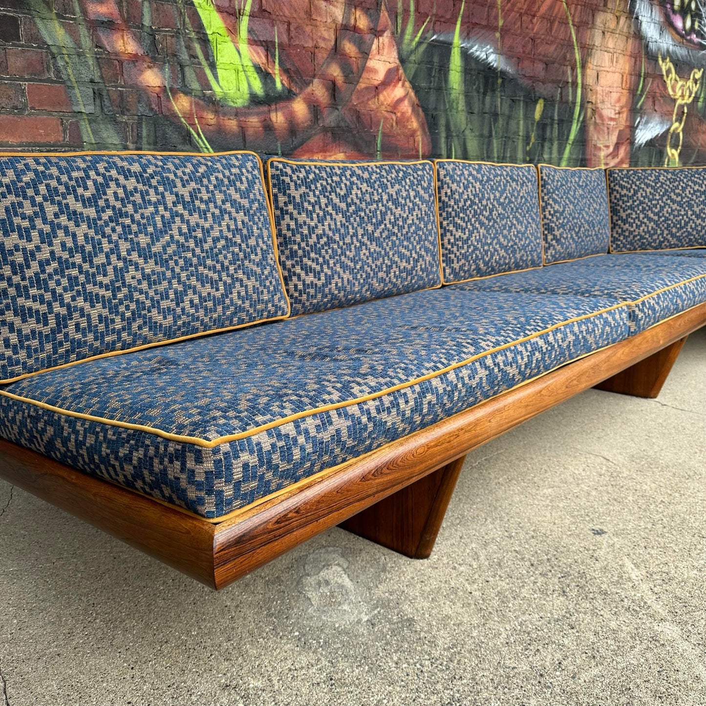 Studio Made Rosewood Sofa by Walter Klaus