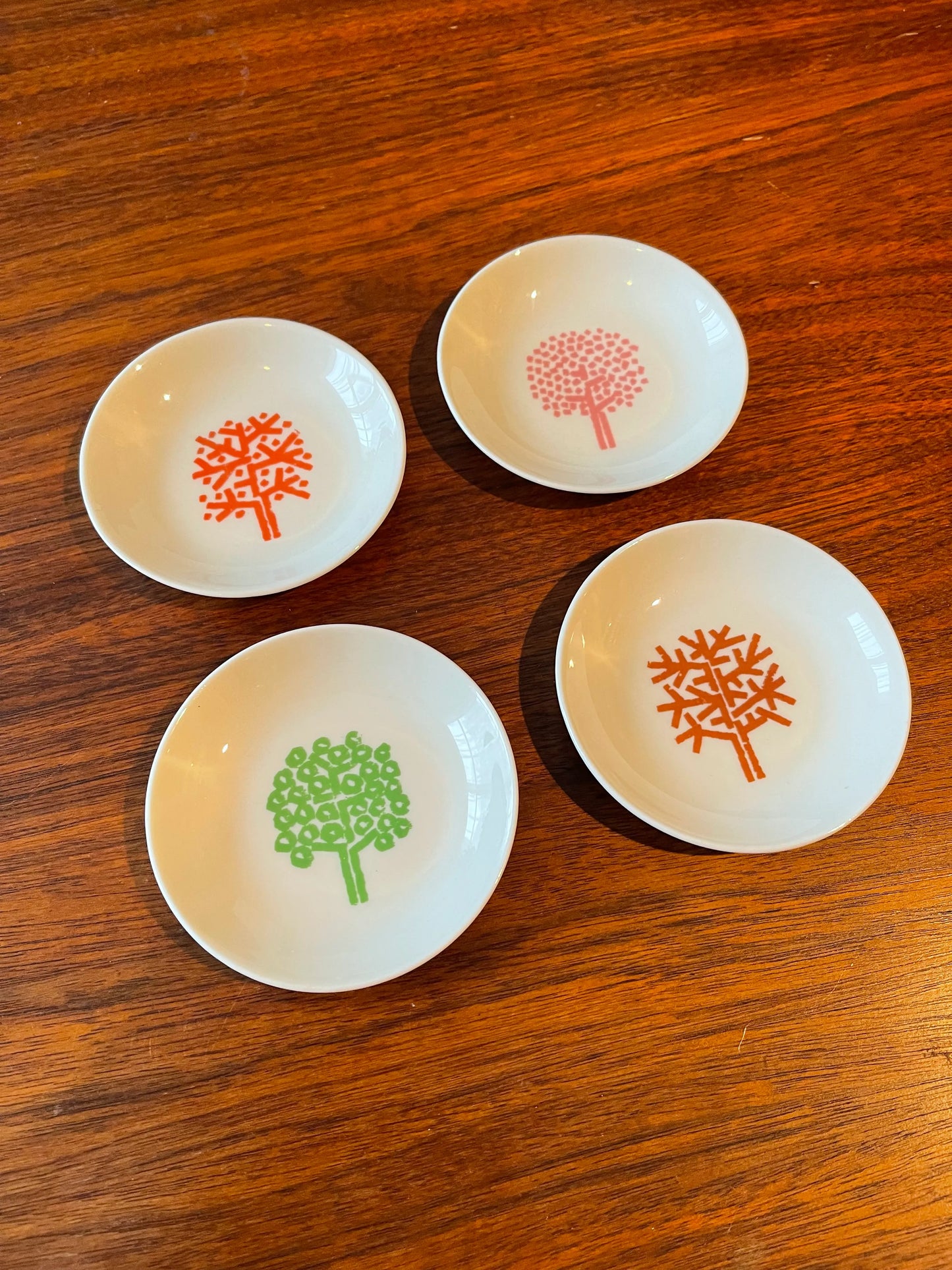 Set of 4 Mid 20th Century Seasons Catchalls