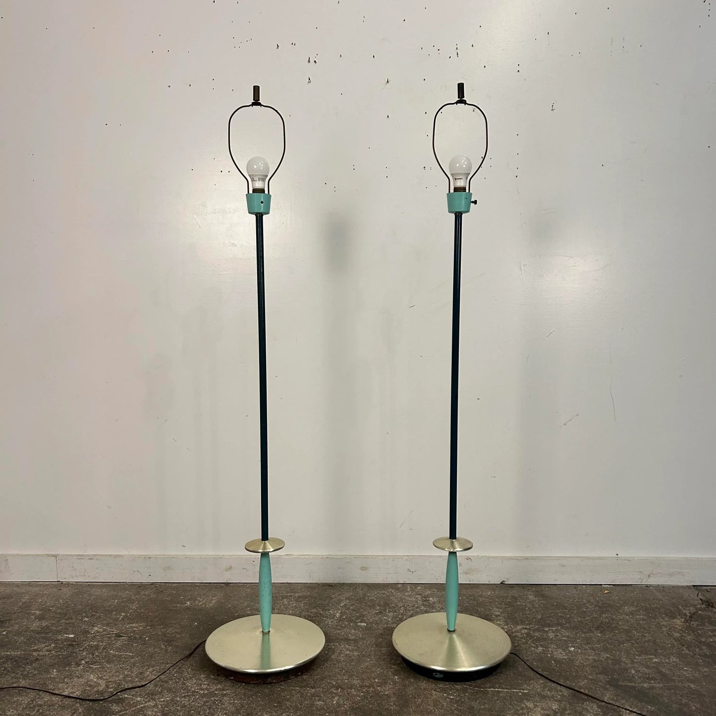 Pair of Mid Century Modern Floor Lamps