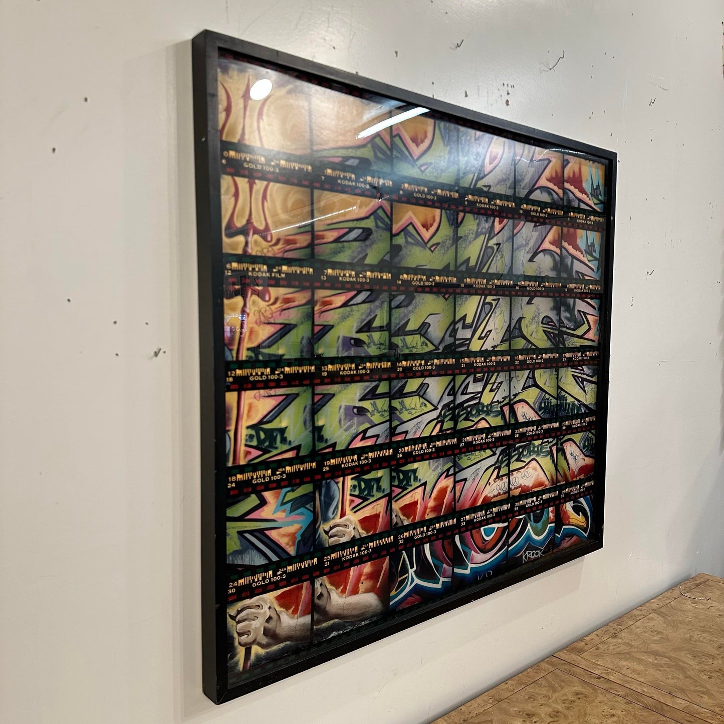 Ruth Litoff “Tagging Up” Graffiti Collage 1996