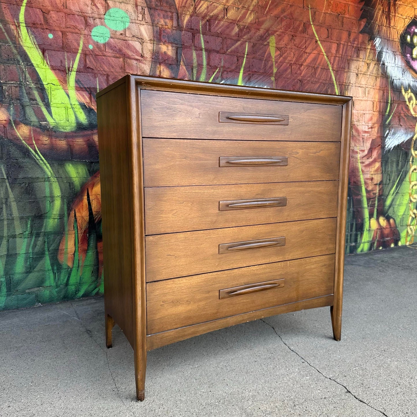 Mid-Century Broyhill Emphasis Highboy Dresser
