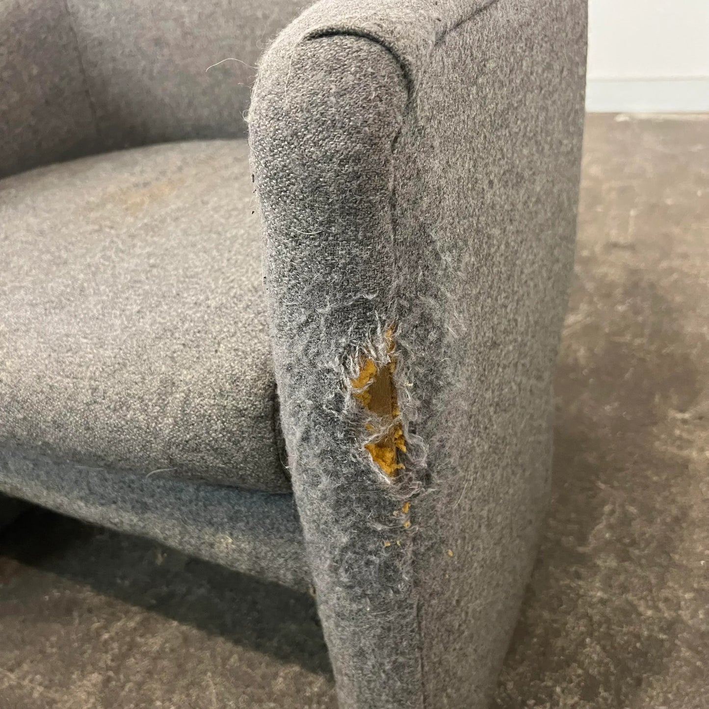 Kagan Style Three Legged Chair by Adrian Pearsall