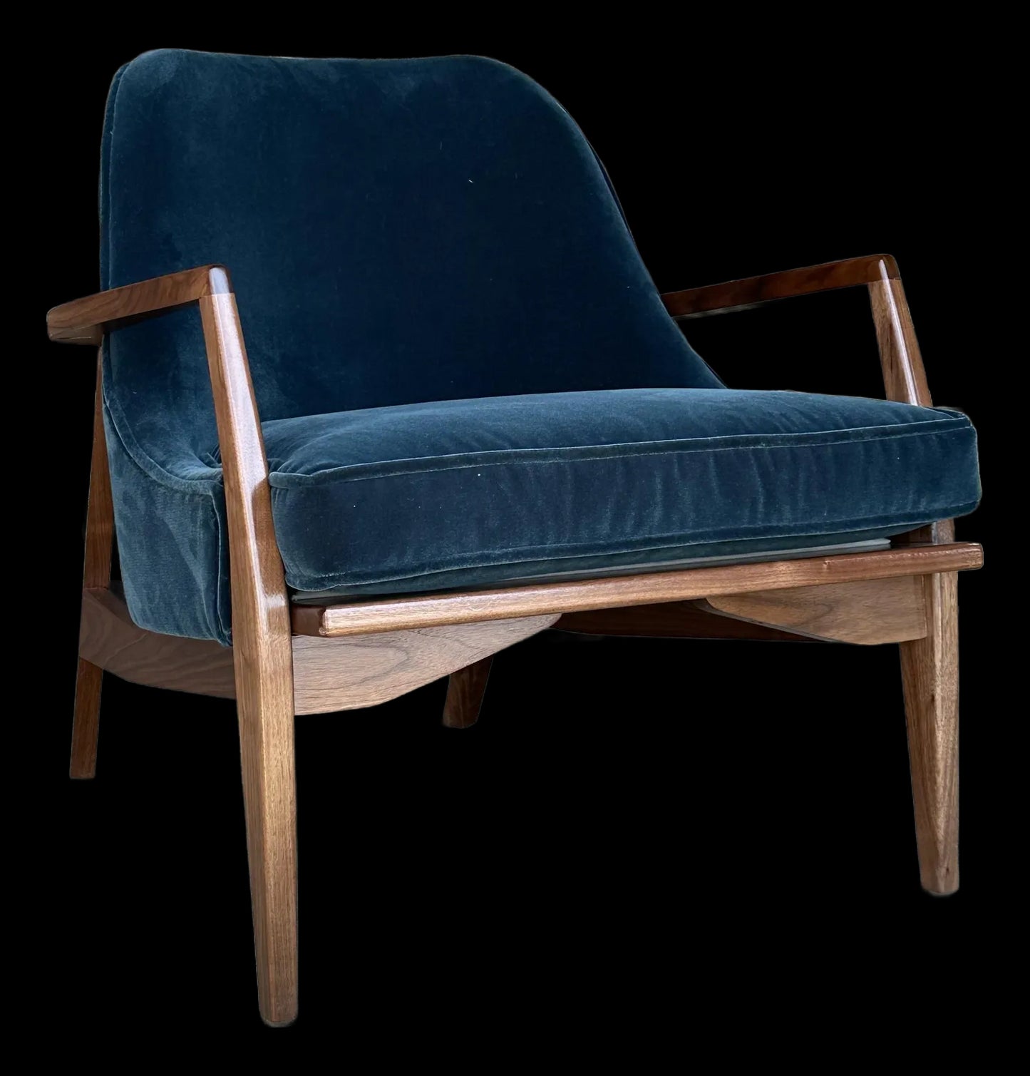 Mid Century Modern Custom Seal Style Lounge Chair