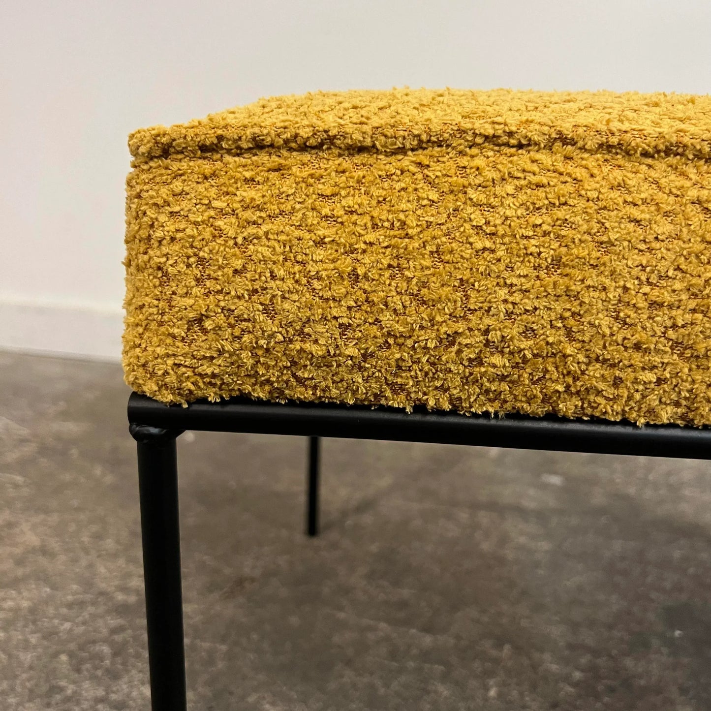 Paul McCobb Style Yellow Ottoman