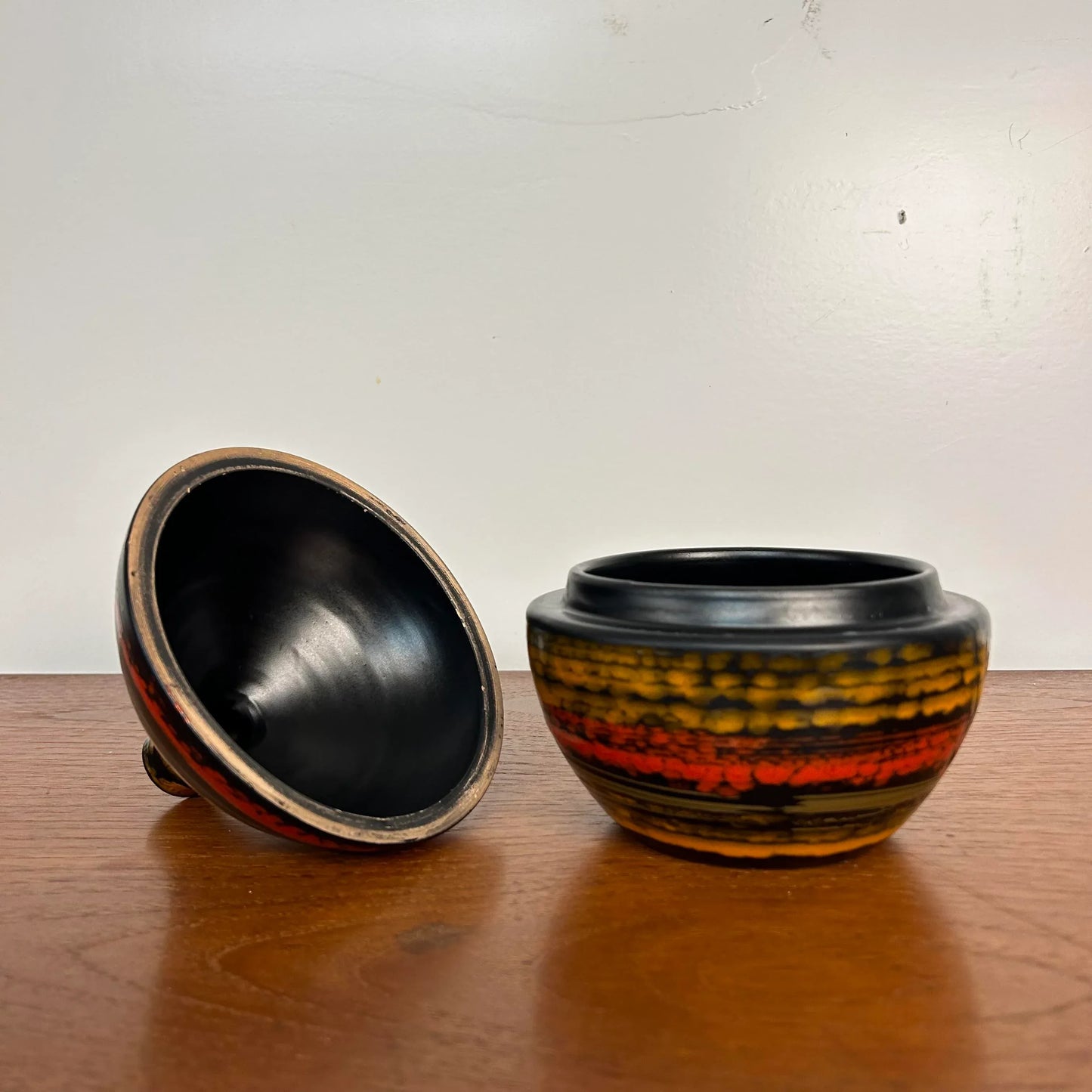 Made in Italy Ceramic Vase Lidded Jar