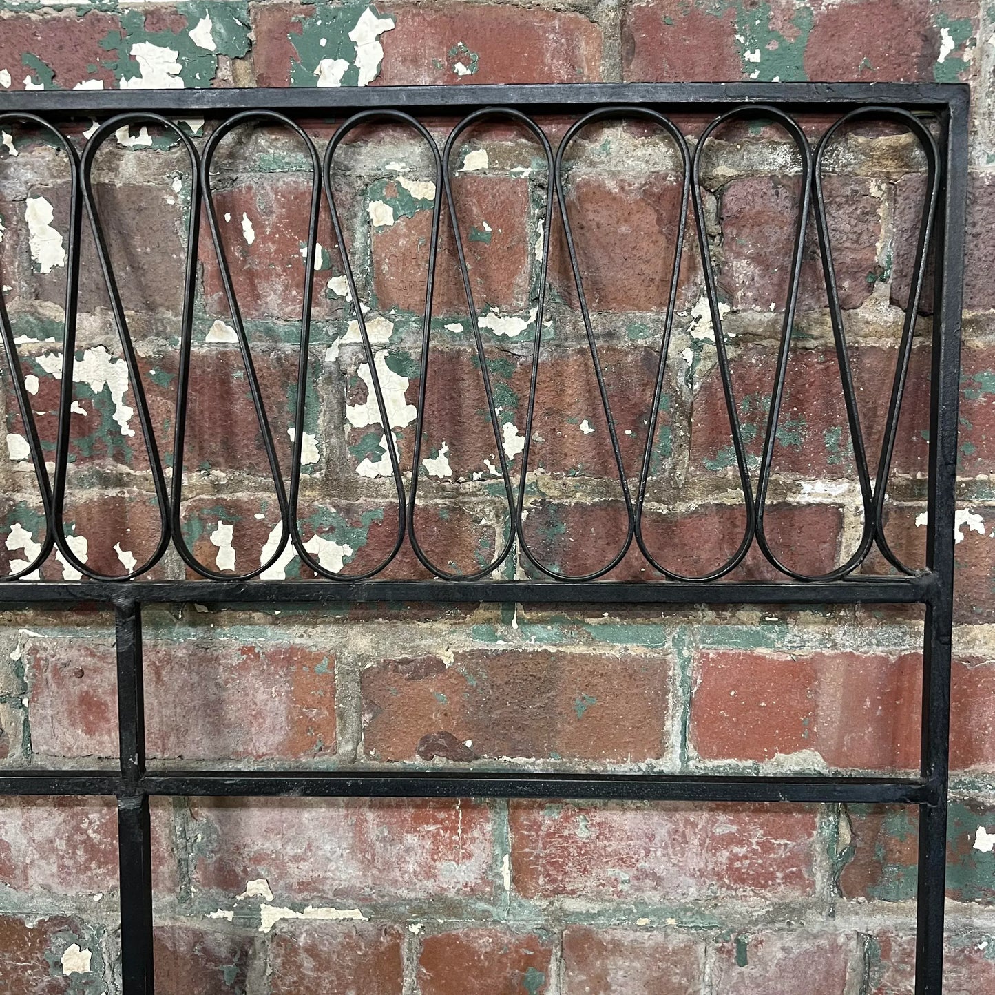 Maurizio Tempestini for Salterini Iron Headboard With Shelves.