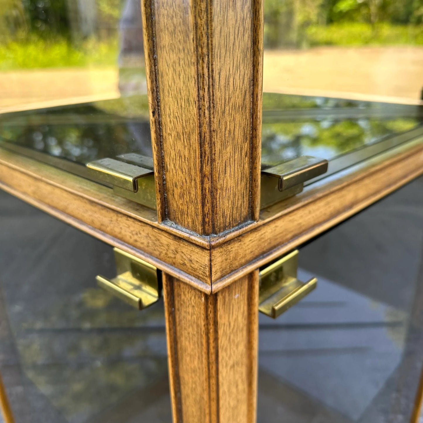 Drexel Preface Glass Mirror Display Cabinet