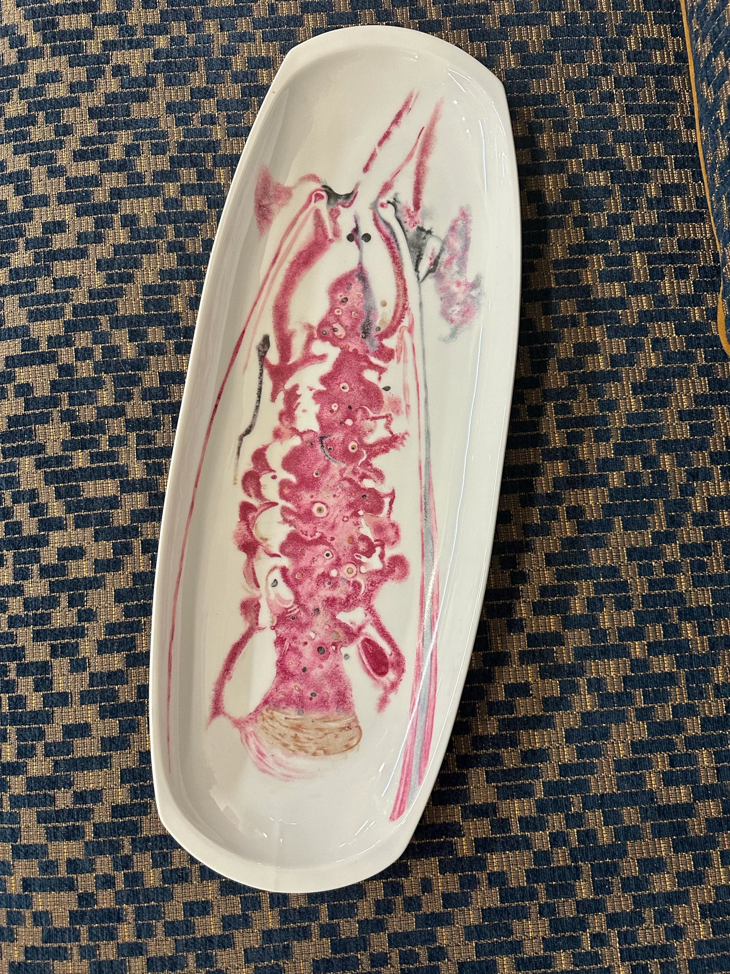 Bernard and Limoges “Homerus” Lobster Ceramic Serving Dish