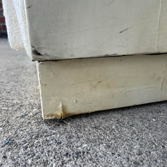 Karl Springer Goat Skin Loveseat