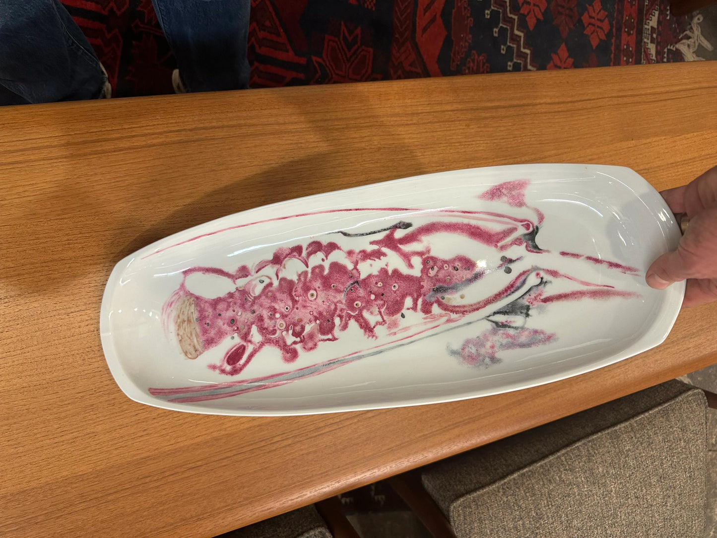 Bernard and Limoges “Homerus” Lobster Ceramic Serving Dish