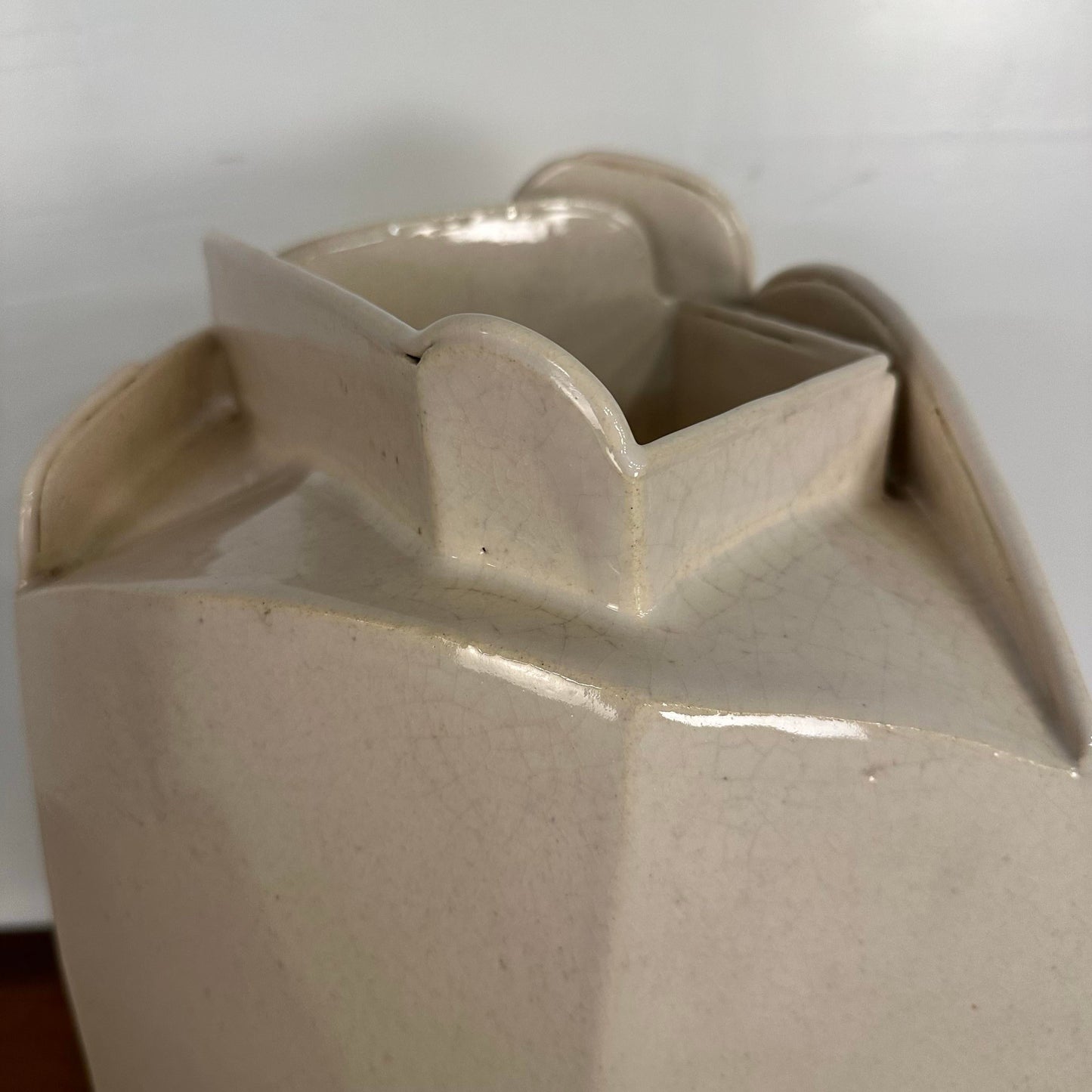 Large Ceramic Abstract Slab-Made Sculpture