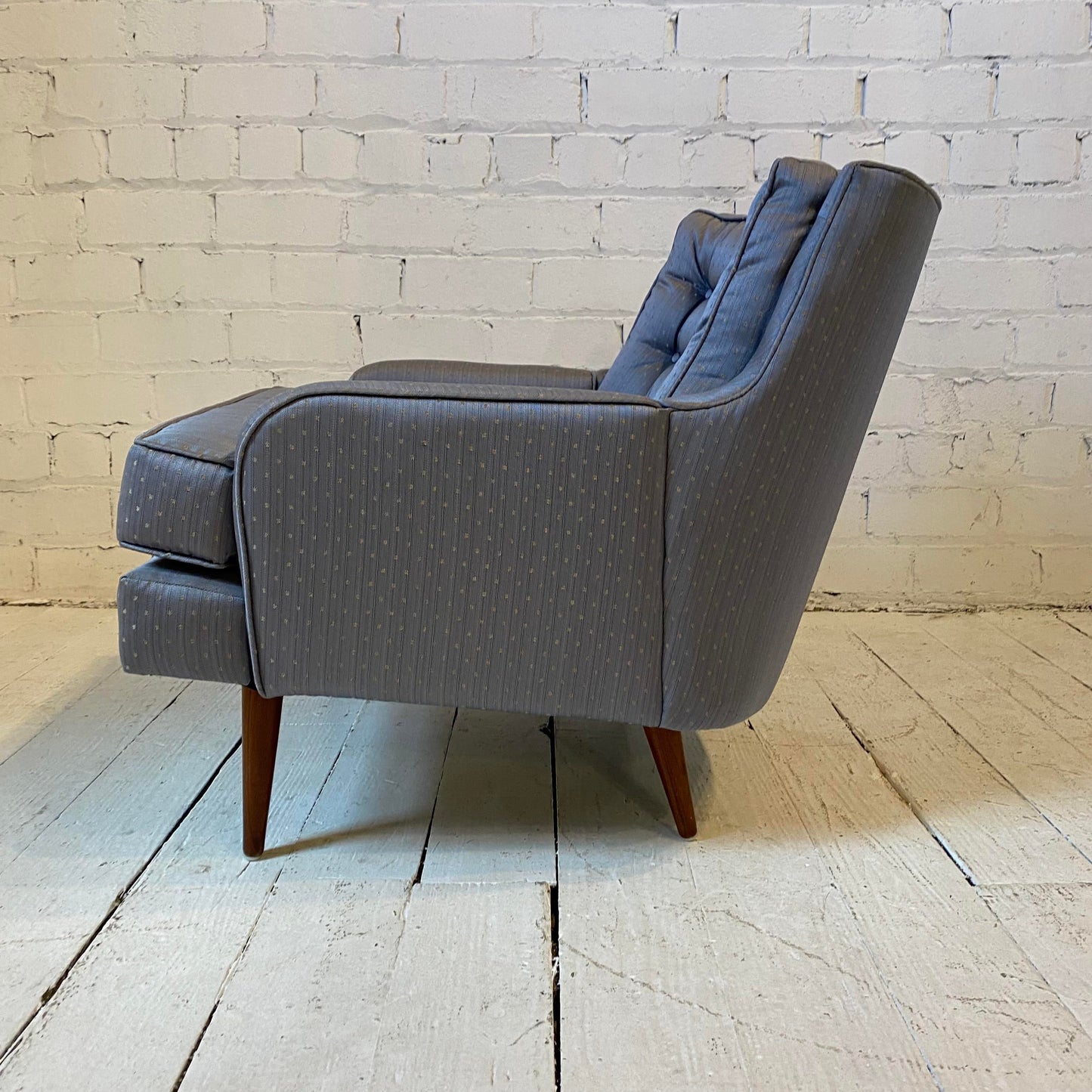 Mid Century Modern Milo Baughman Style Club Chair