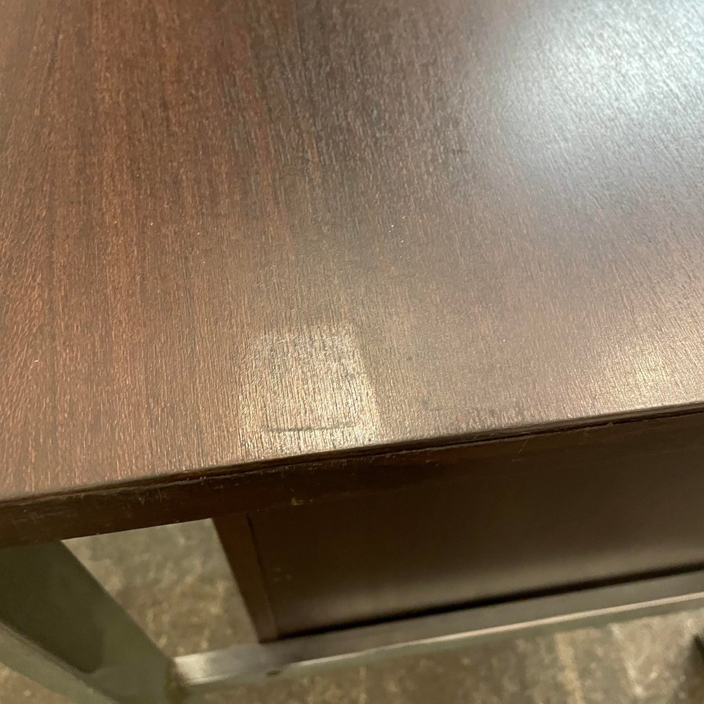 Mid Century Modern Rosewood and Chrome Desk