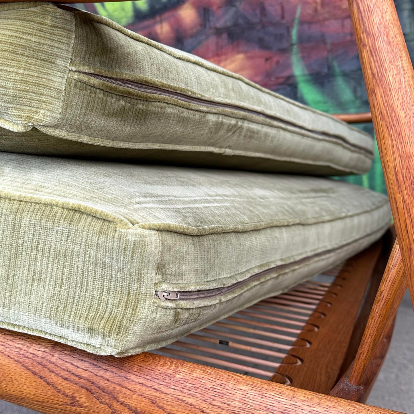 Danish Modern Peter Hvidt Teak Loveseat