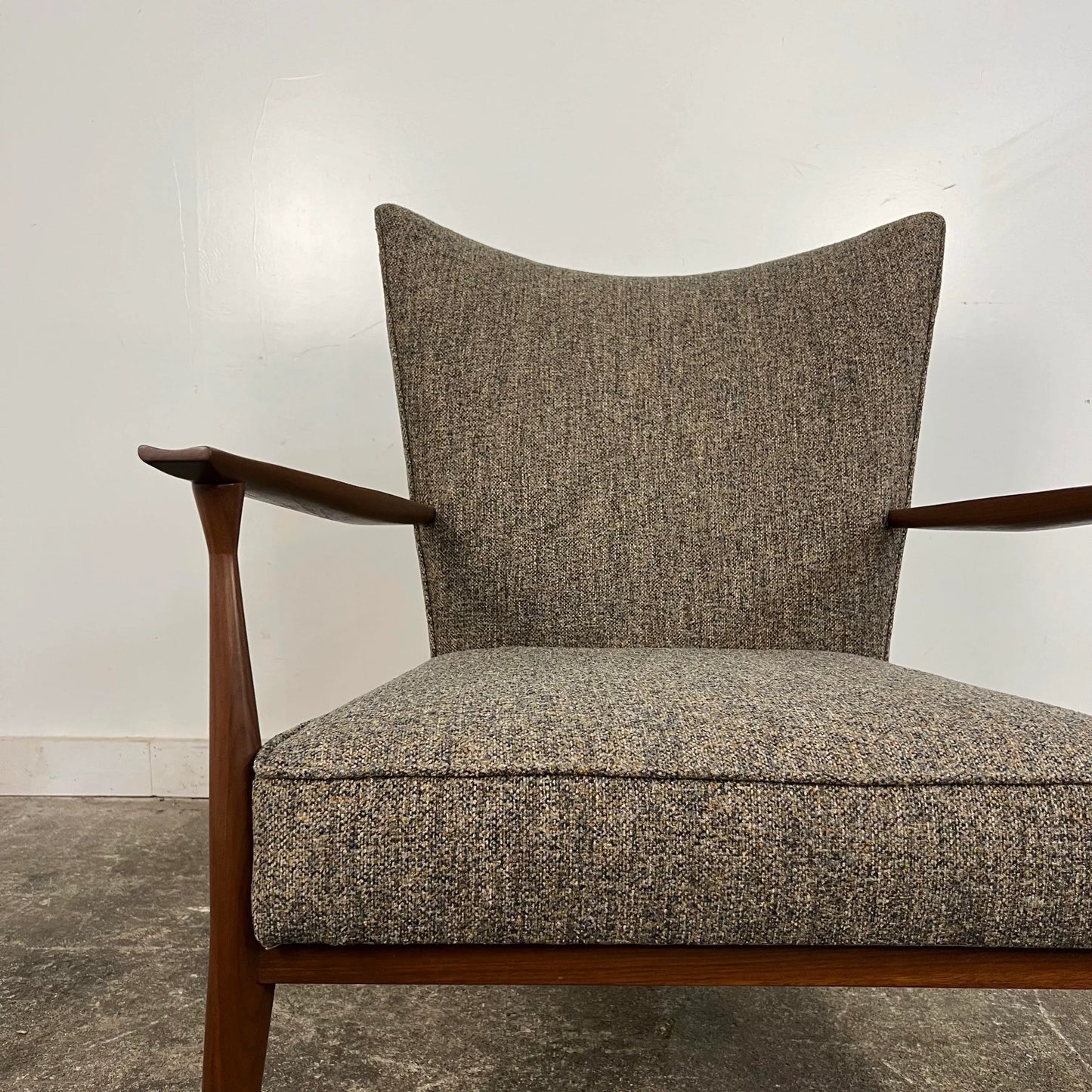 Paul McCobb Lounge Chair Refinished and Reupholstered