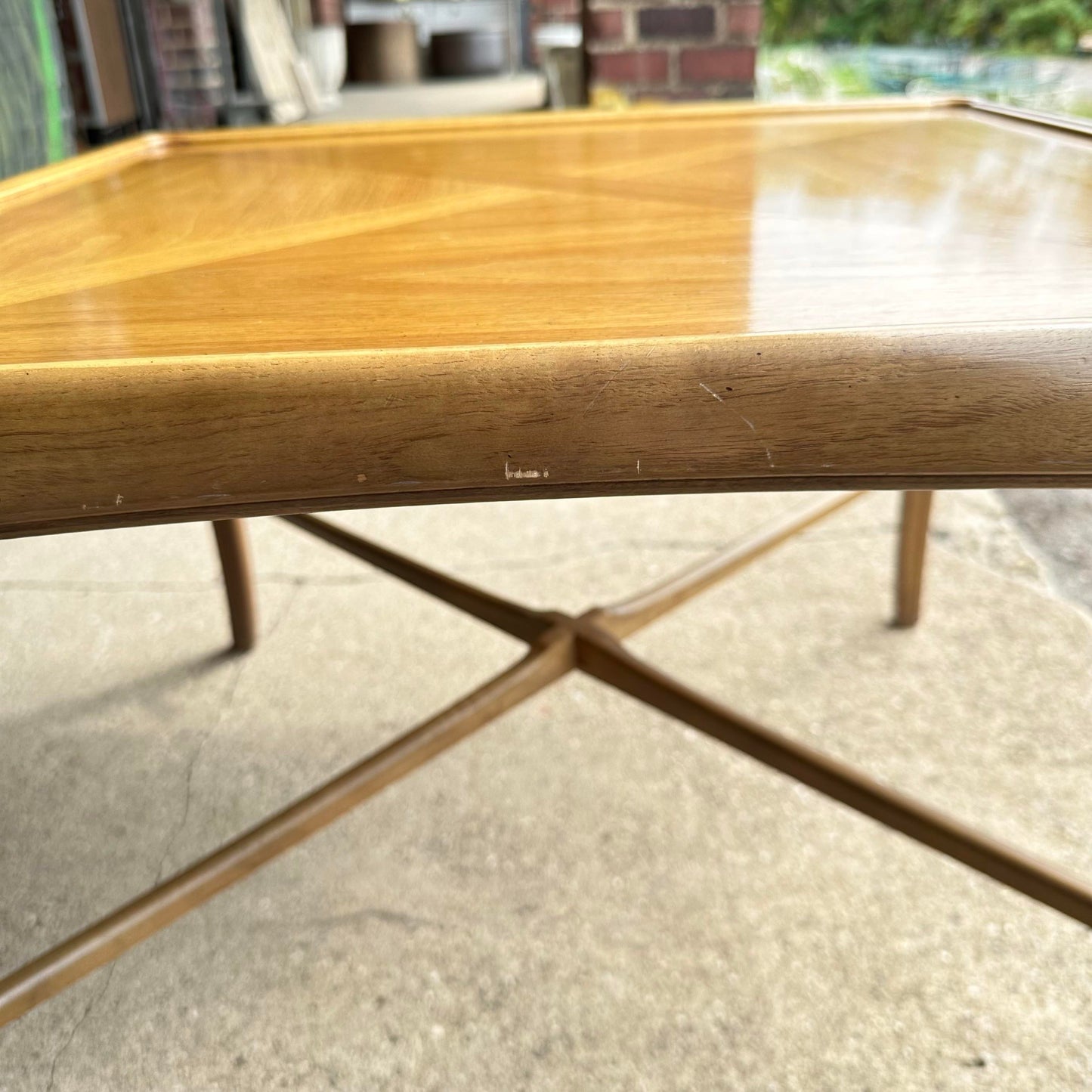 Thomasville End Table Bentwood Legs Gibbings Style