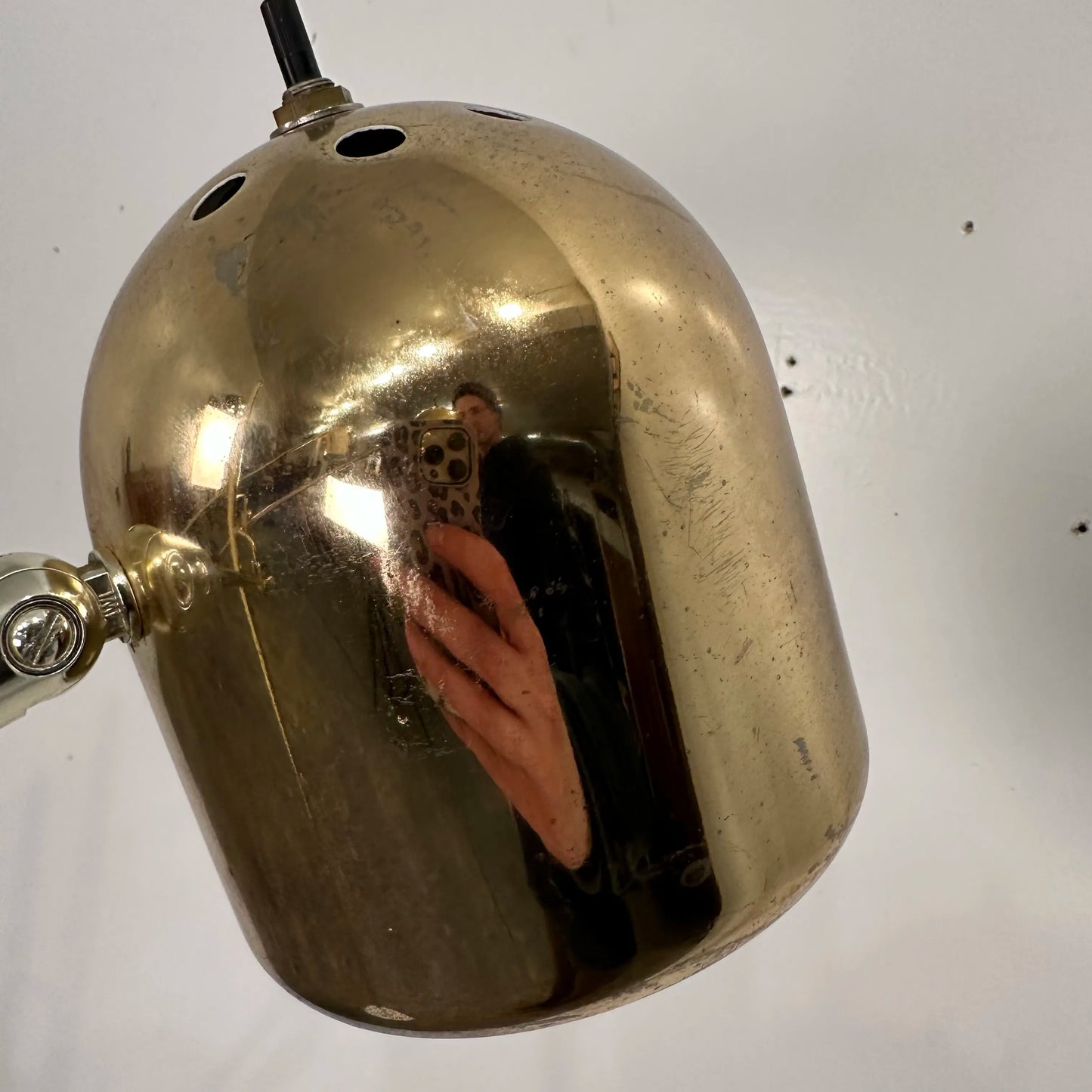 Triennale Style Brass Floor Lamp
