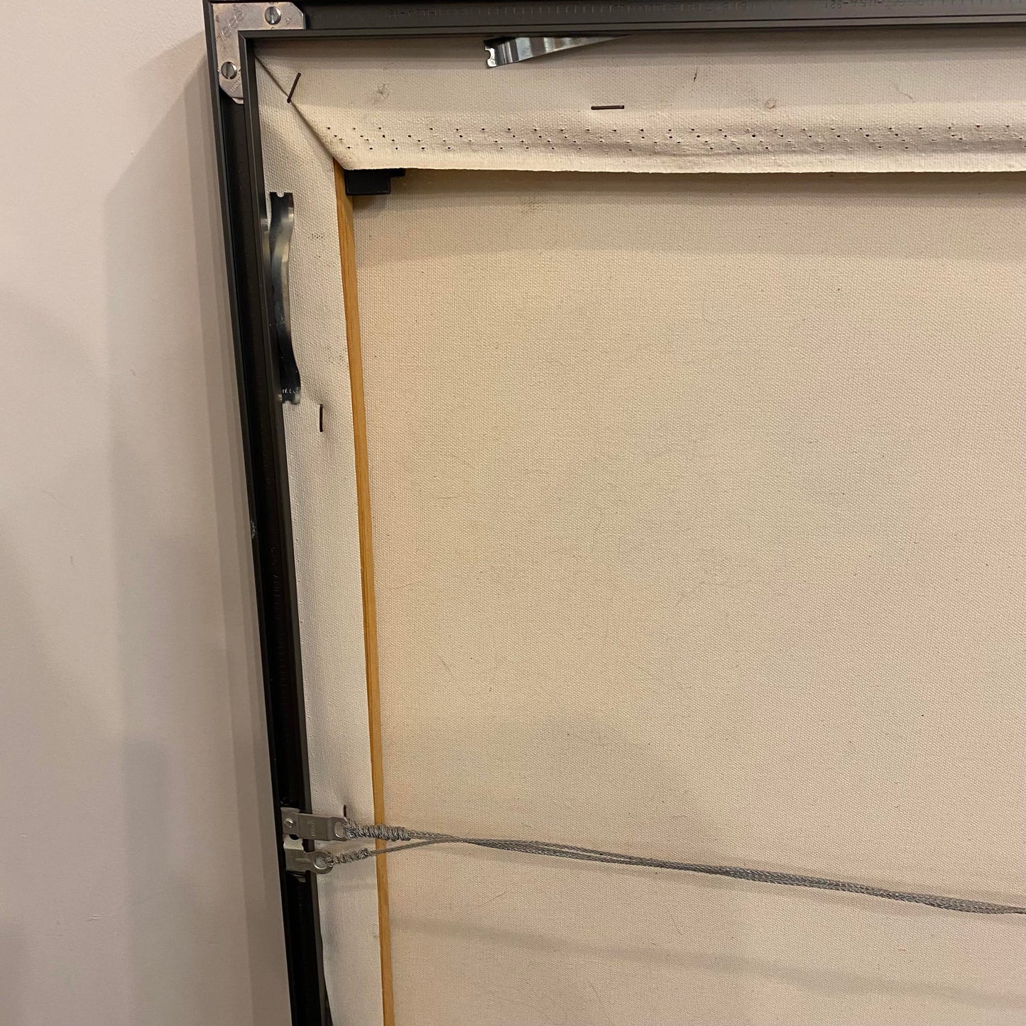 Late 20th Century Postmodern Mountain Landscape Mixed-Media Painting by Ina Takashima, Framed