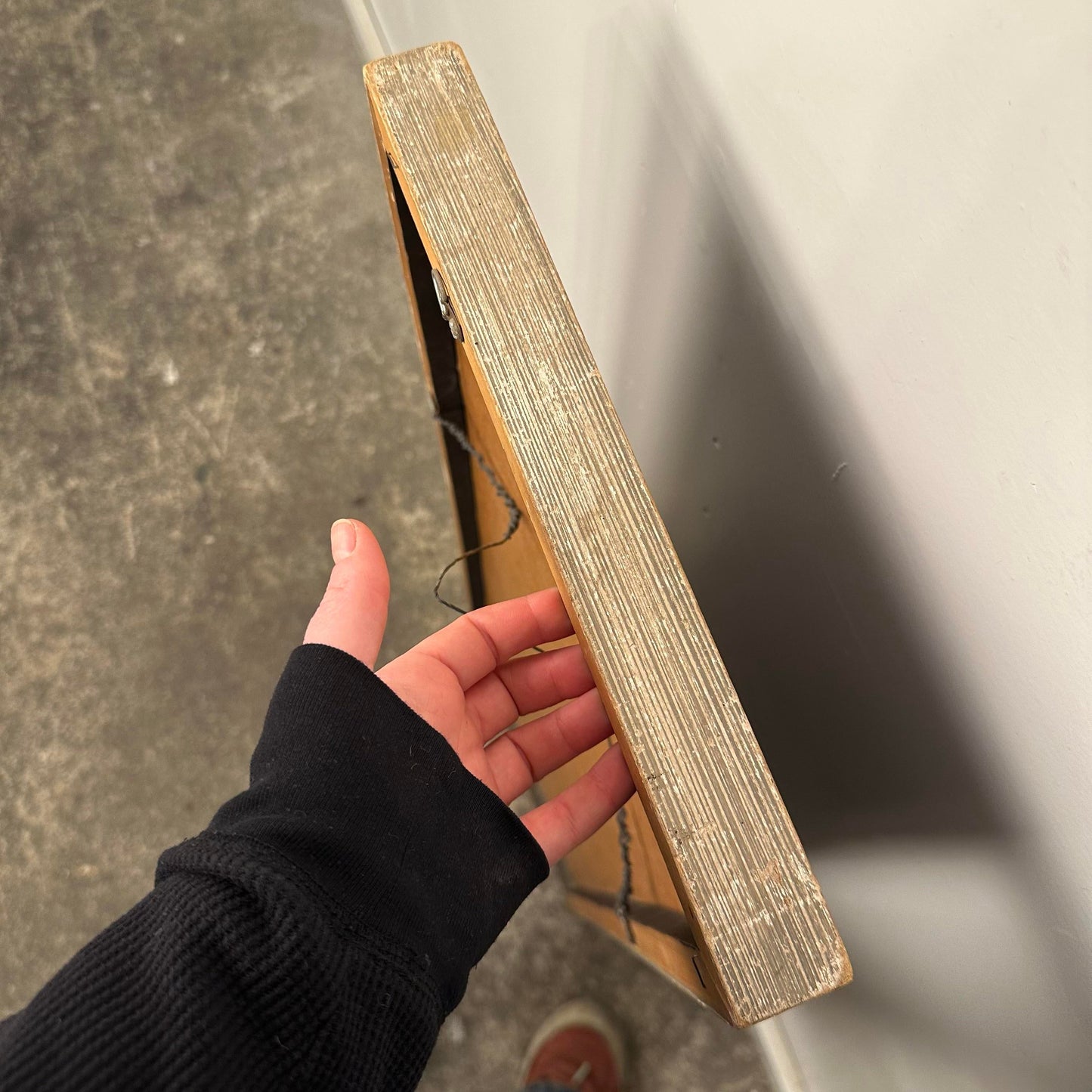 Mid Century Modern Abstract Brutalist Glaze on Slate Tile