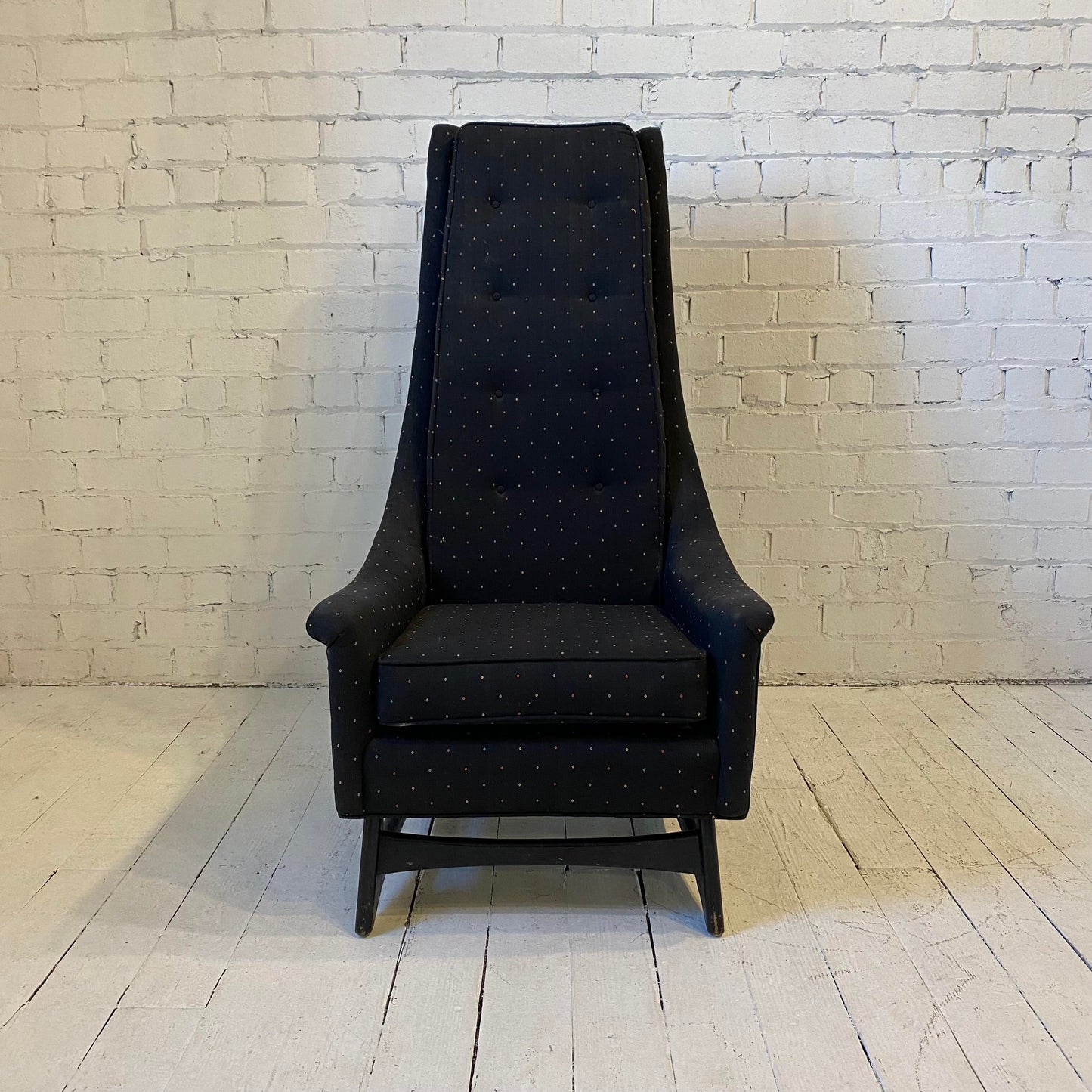 Mid Century Modern Pearsall Style Tall Back Chair