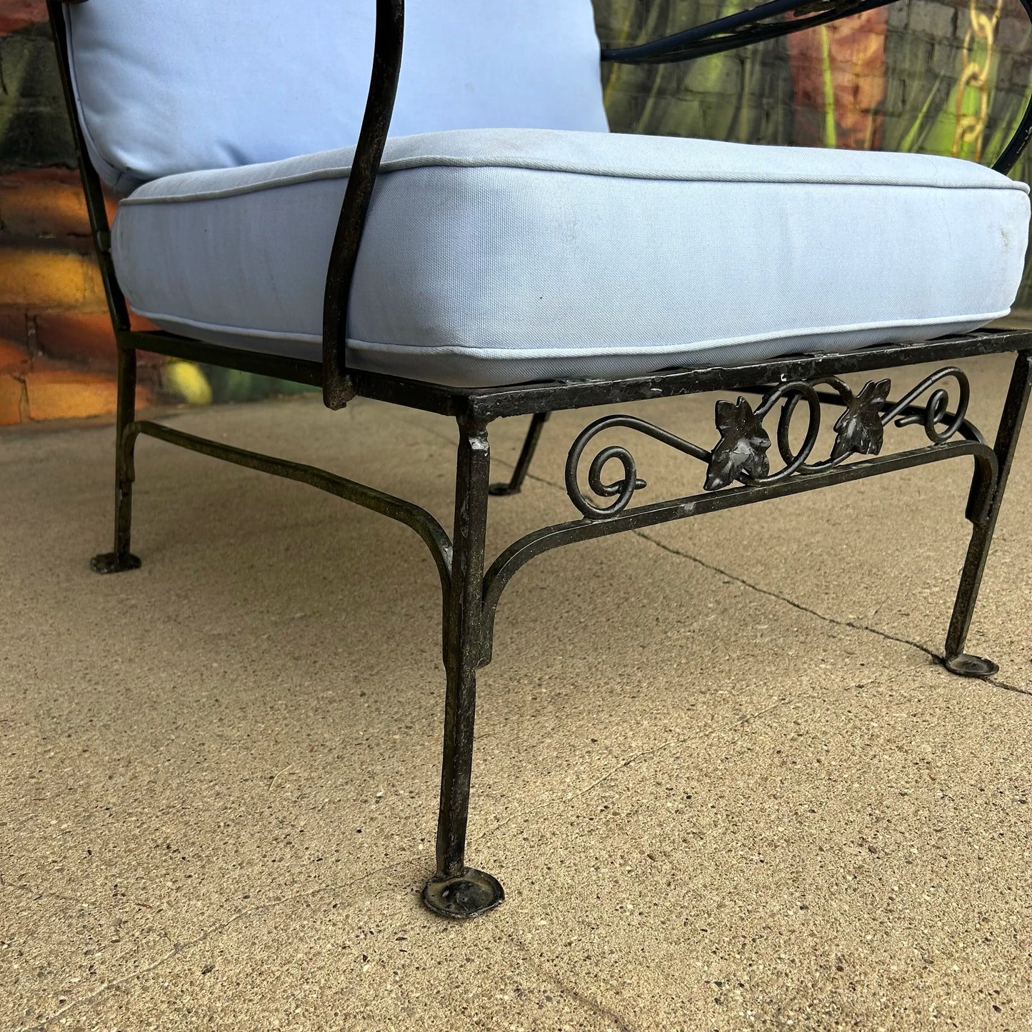 Mid 20th Century Salterini Iron Patio Chair, Attributed