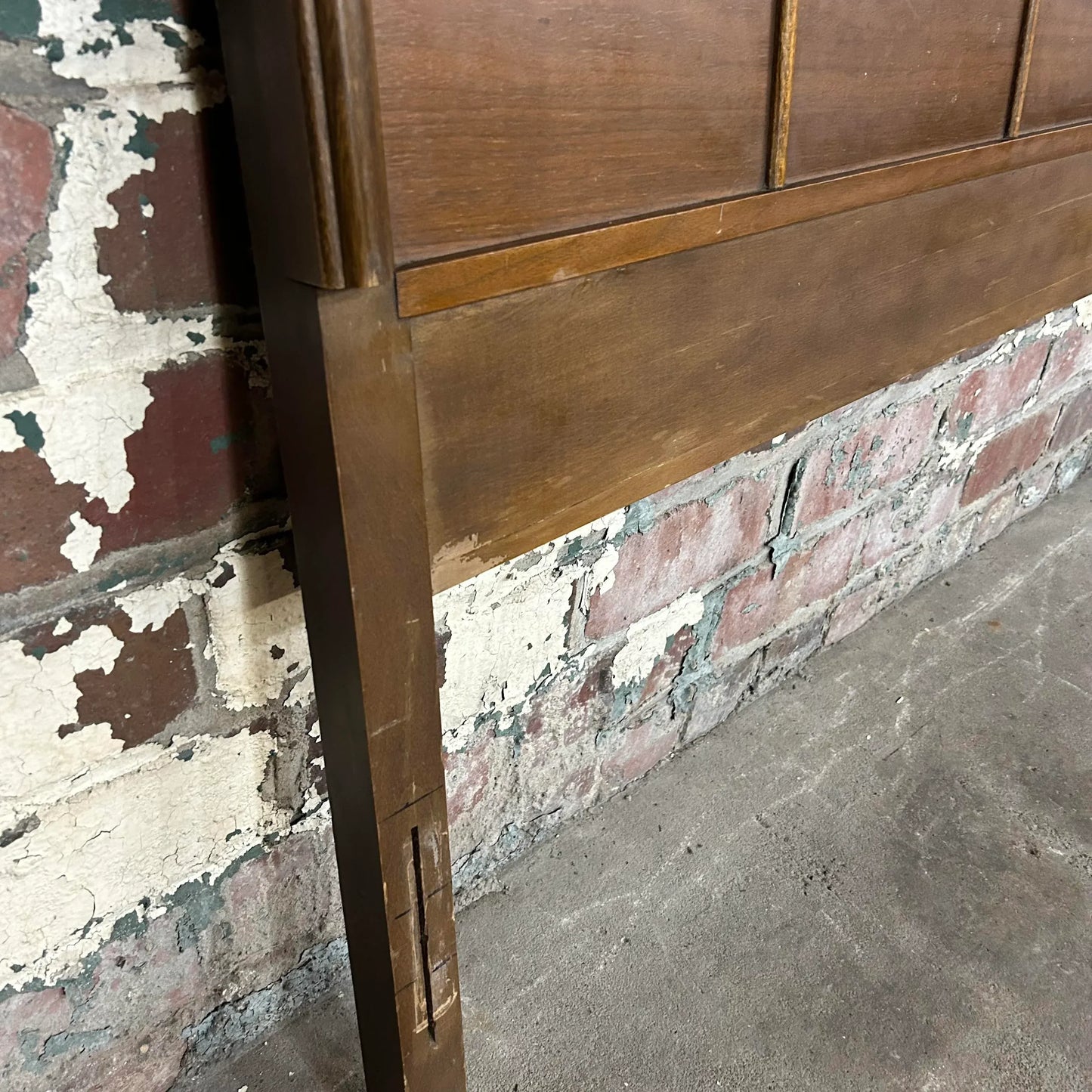 Mid Century Modern Full Size Headboard and Footboard