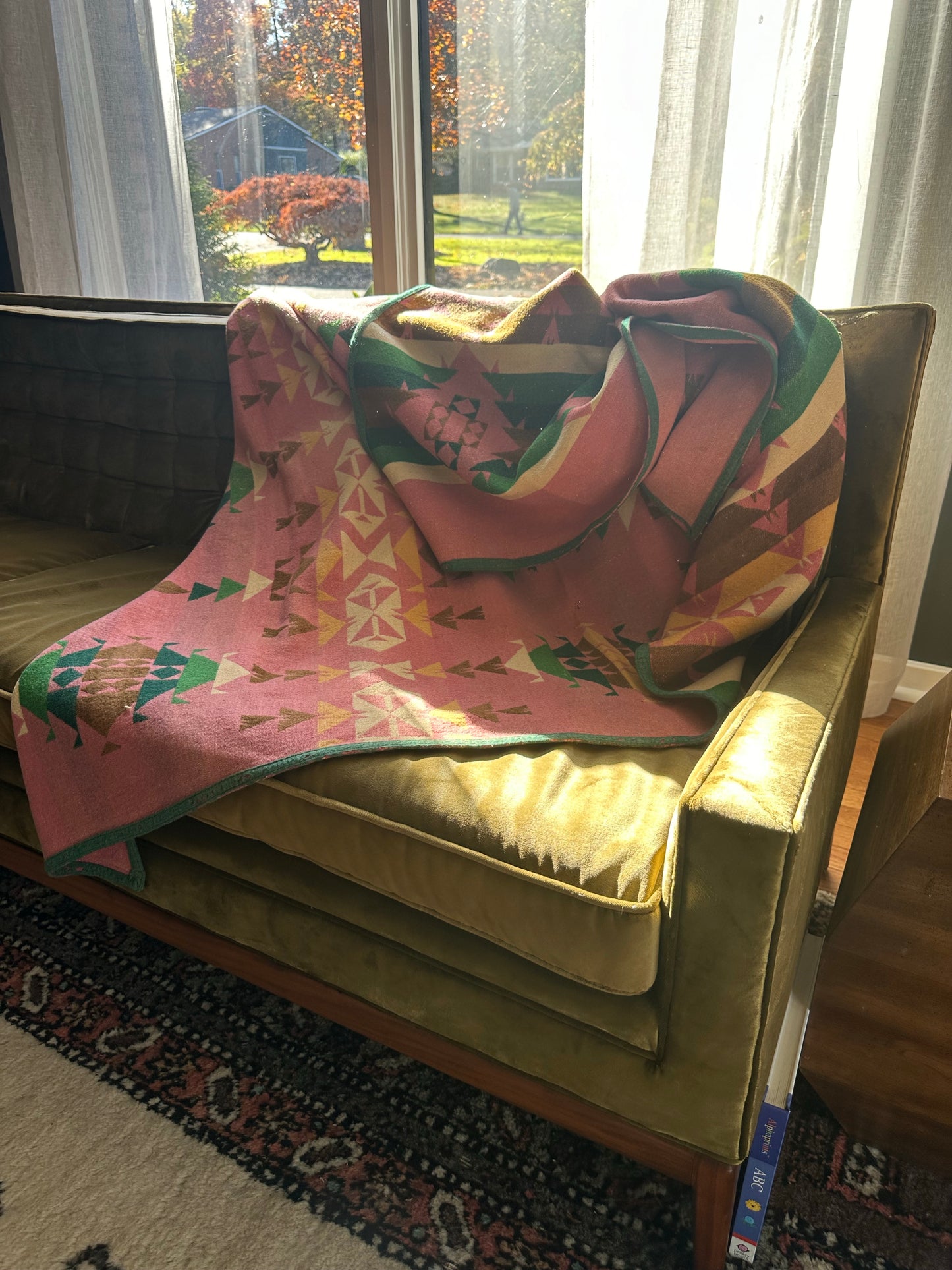 Early Pendleton Indian Trade Blanket Very Rare