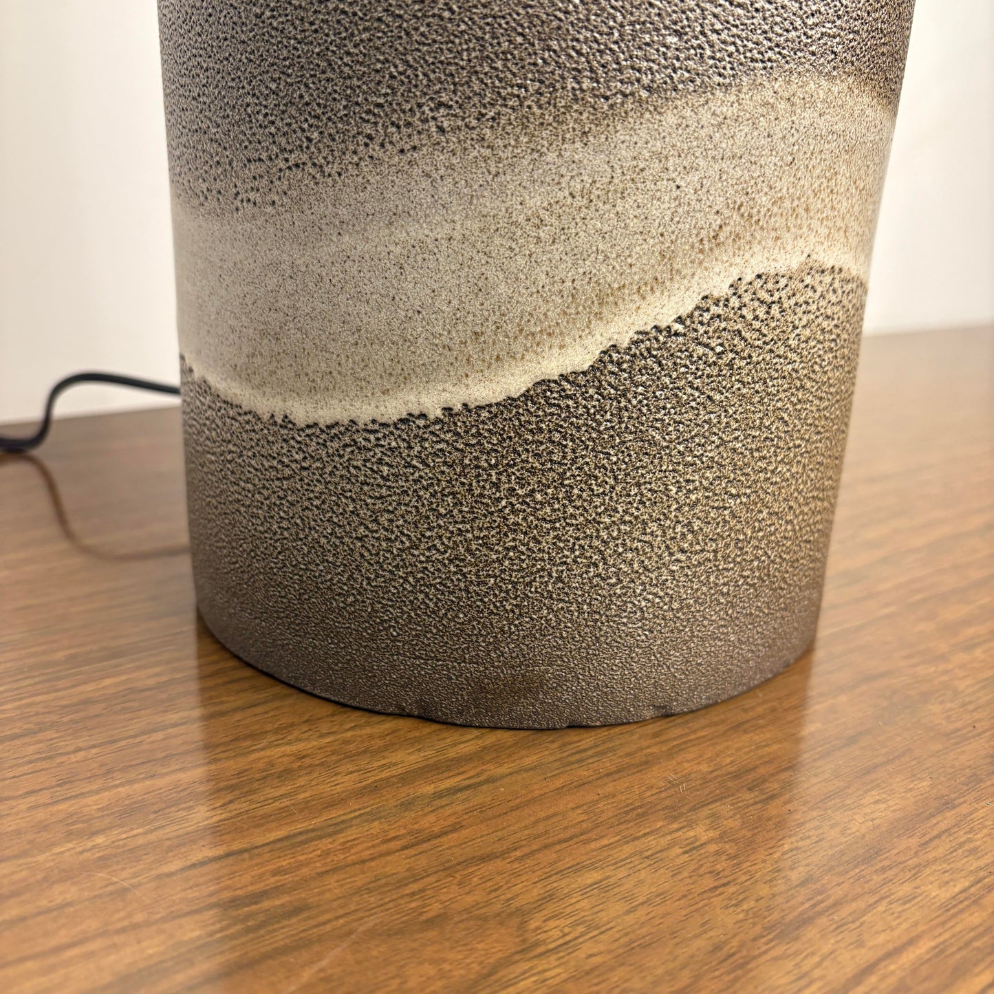 Mid Century Modern Ceramic Cylinder Lamp