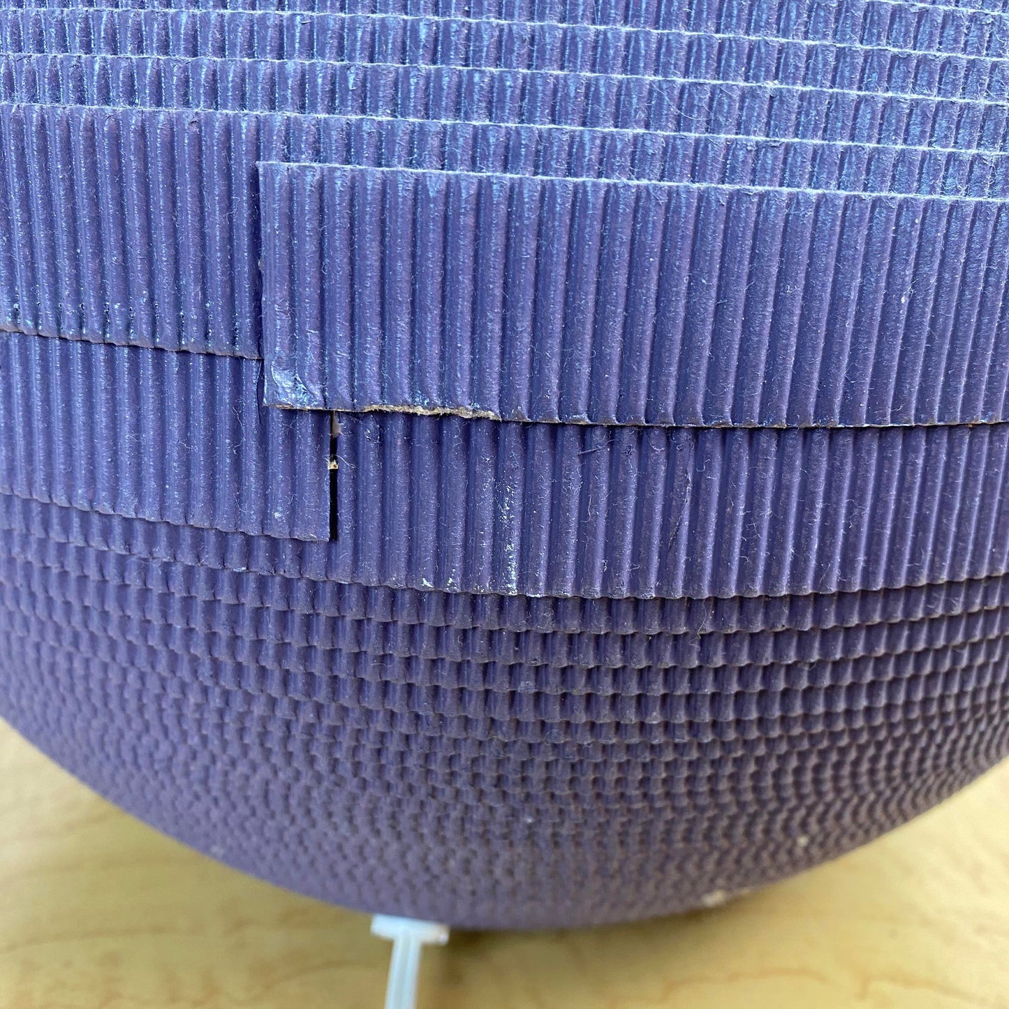 1970s Corrugated Table Lamp
