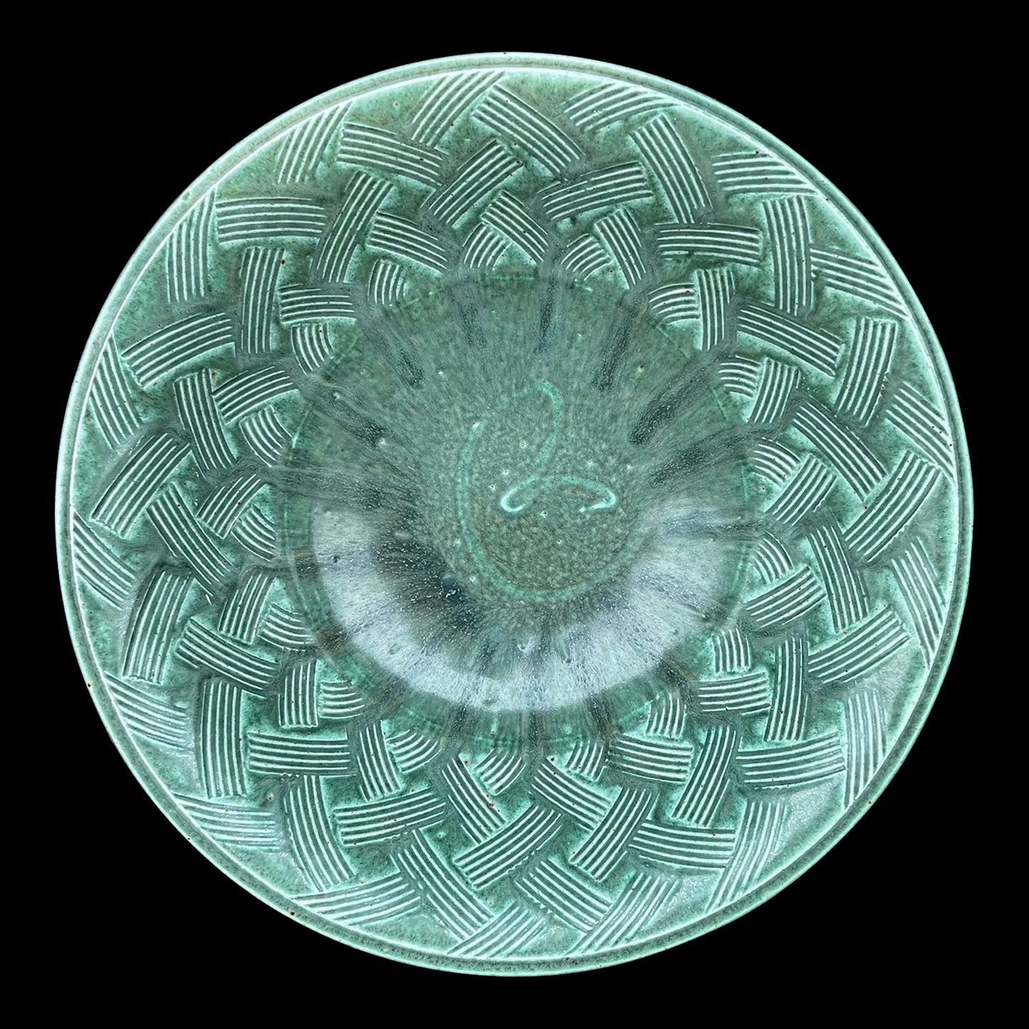 John Bauman Stoneware Ceramic Serving Bowl