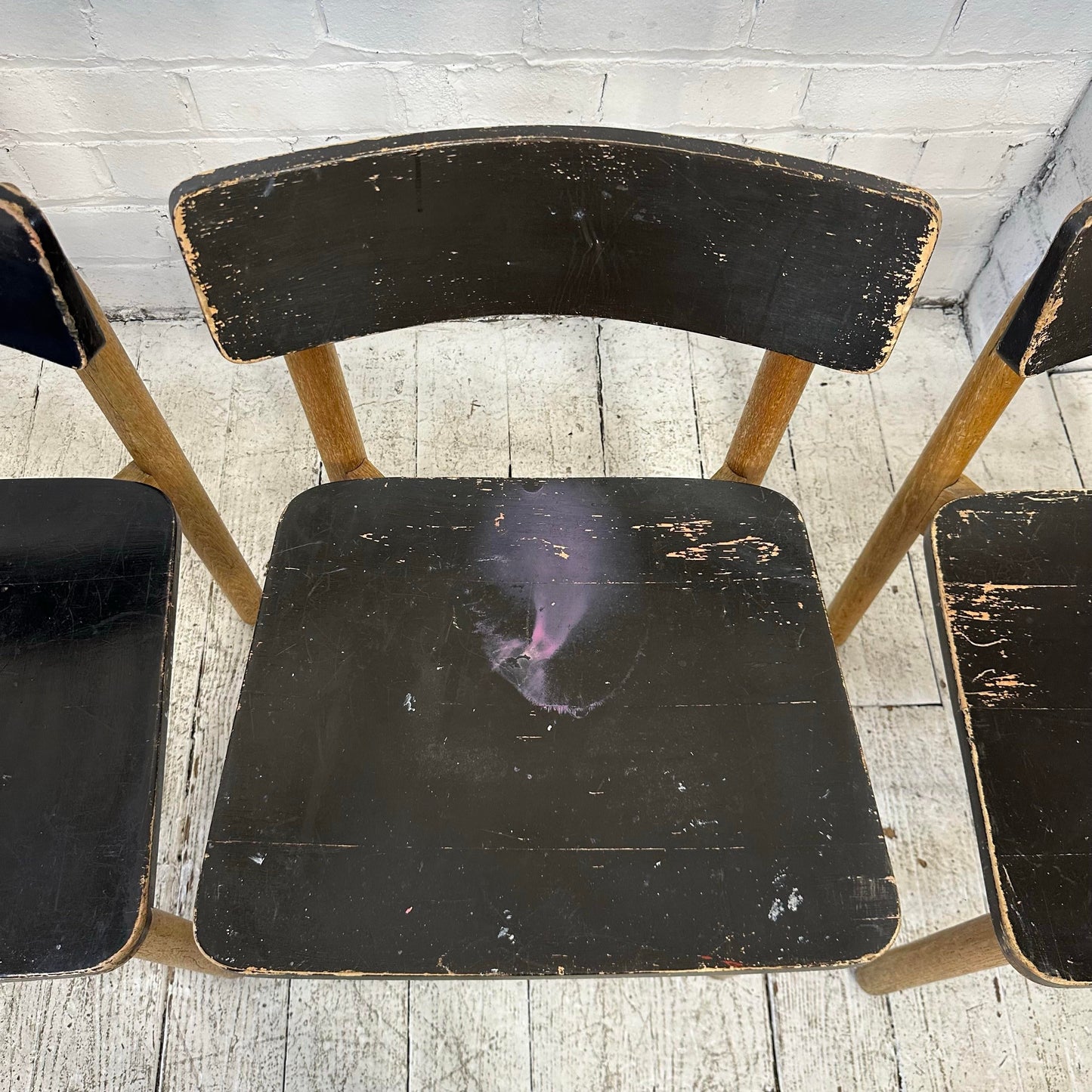 Set of 5 Mid Century Modern Gunlocke Chairs