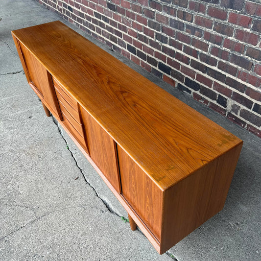 Danish Mid Century Modern Teak Credenza