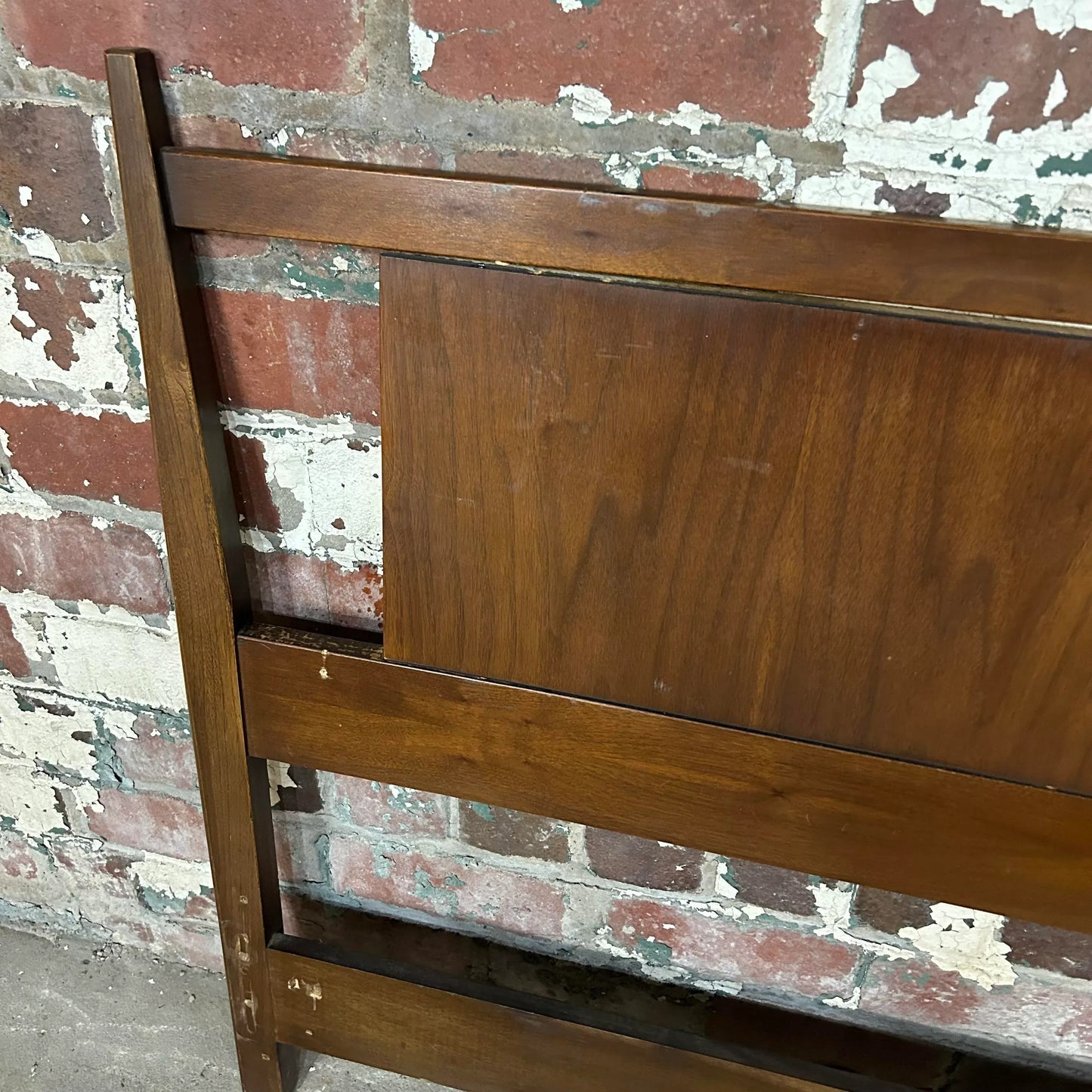 Mid Century Modern King Size Headboard in the Style of Paul McCobb