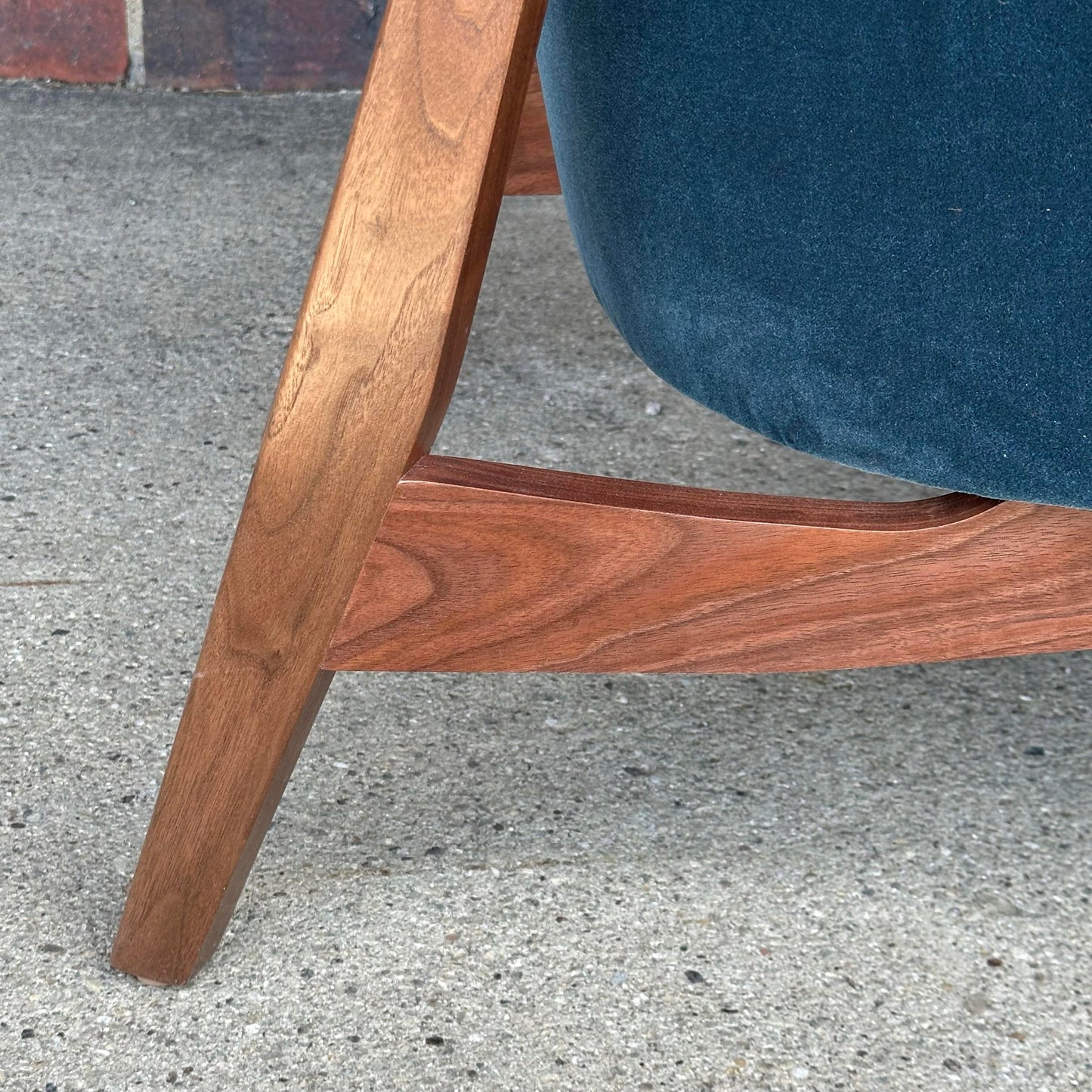Mid Century Modern Custom Seal Style Lounge Chair