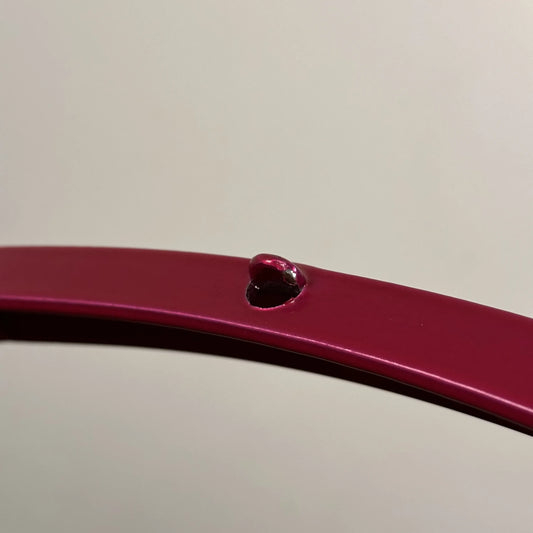 Newly Powder Coated Woodard Chantilly Rose Wrought Iron Outdoor Side Table