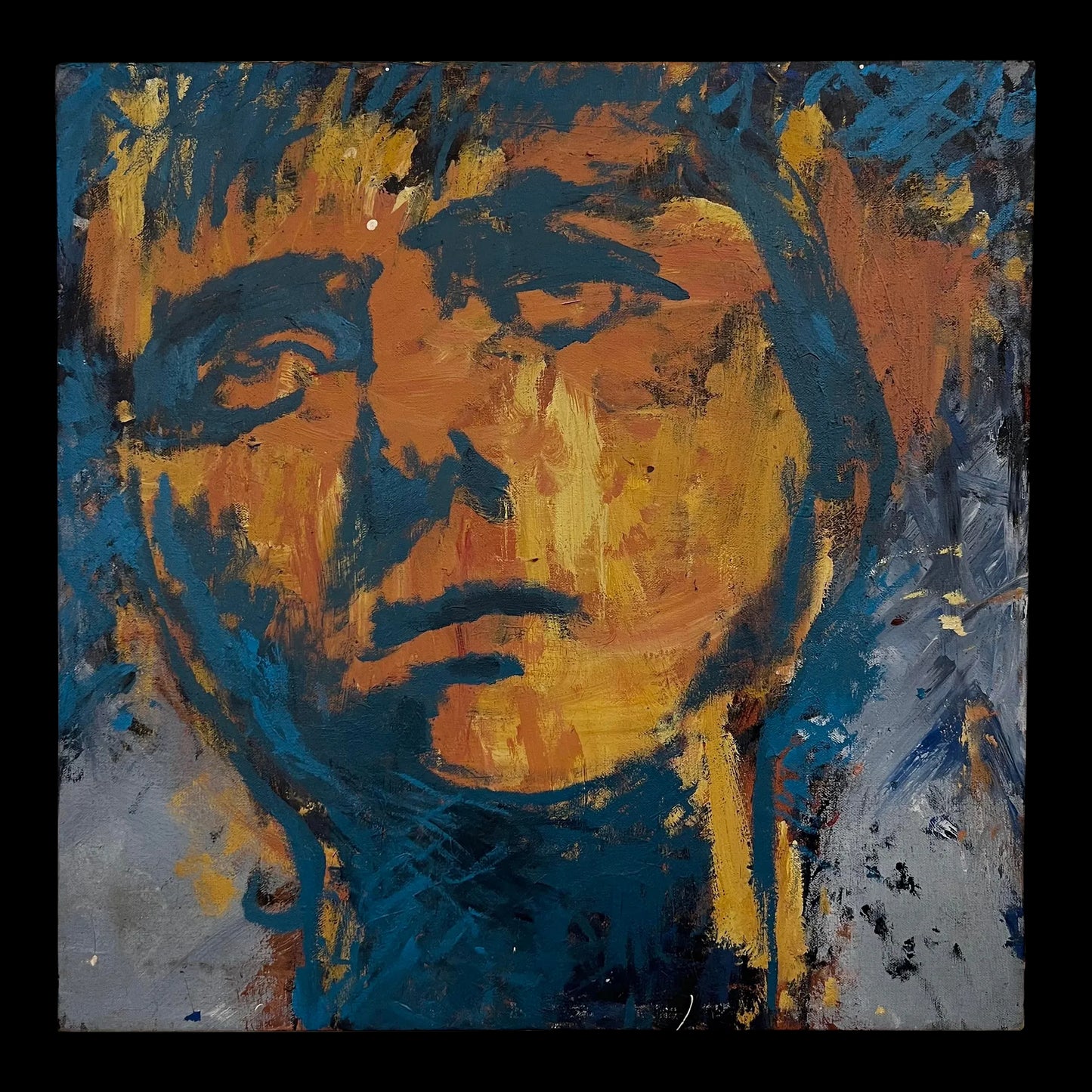 Abstract Face Portrait Painting