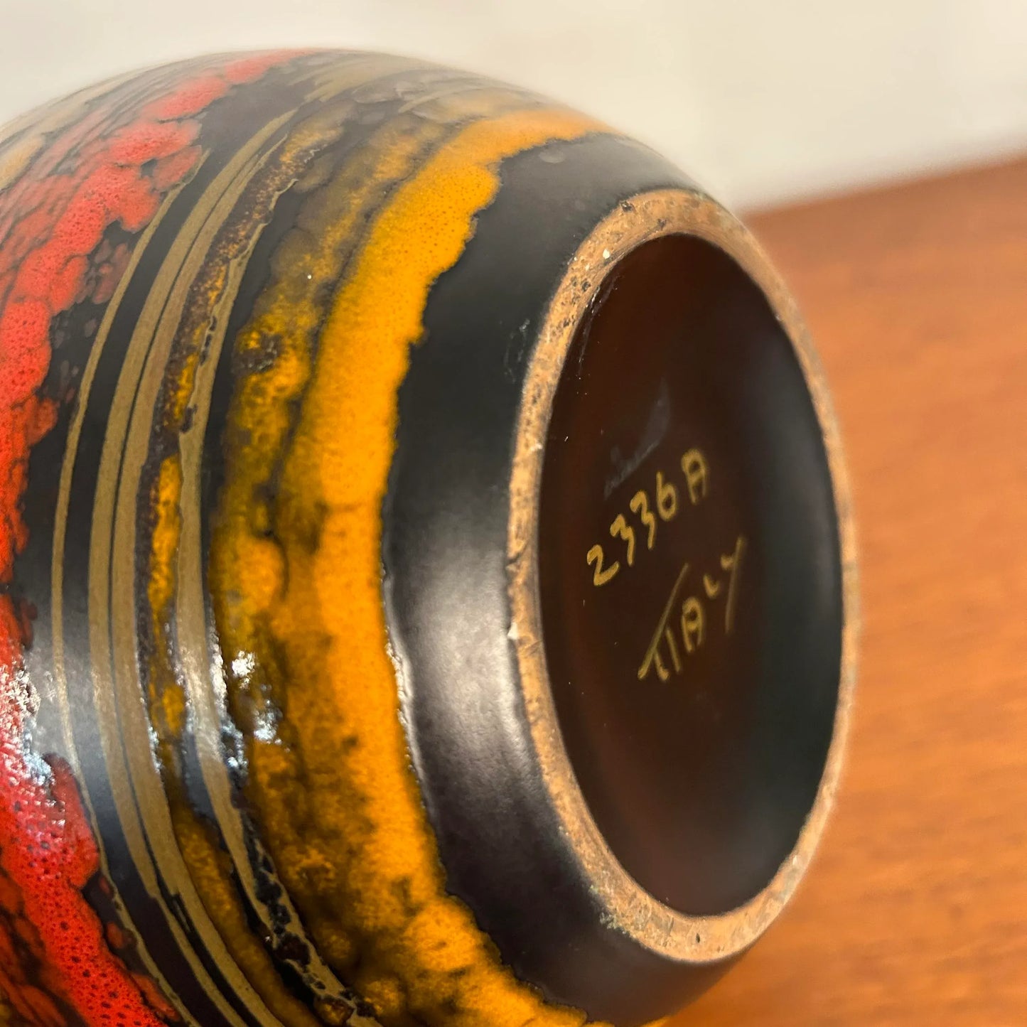 Made in Italy Ceramic Vase Lidded Jar