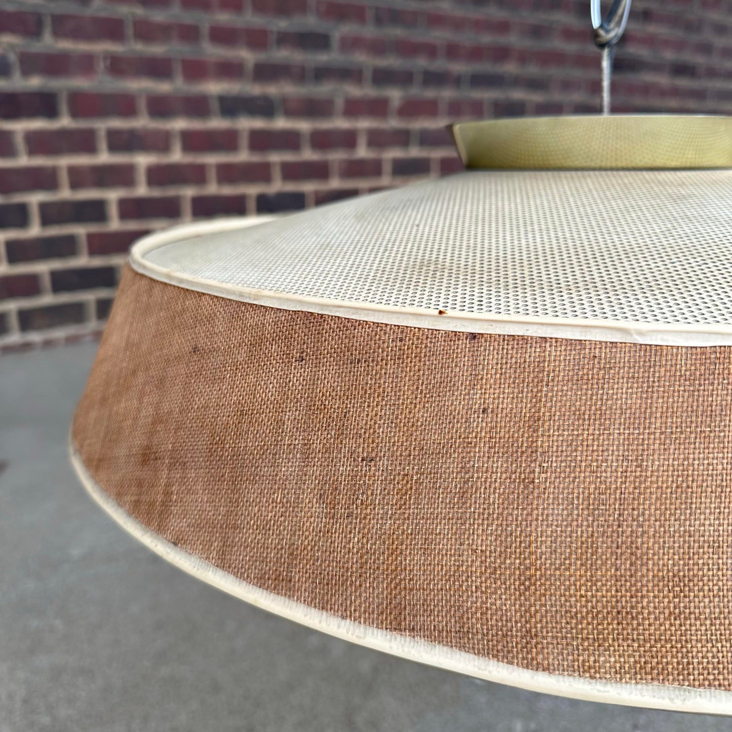 Mid Century Modern Chandelier Hanging Lamp by Gerald Thurston for Lightolier 2