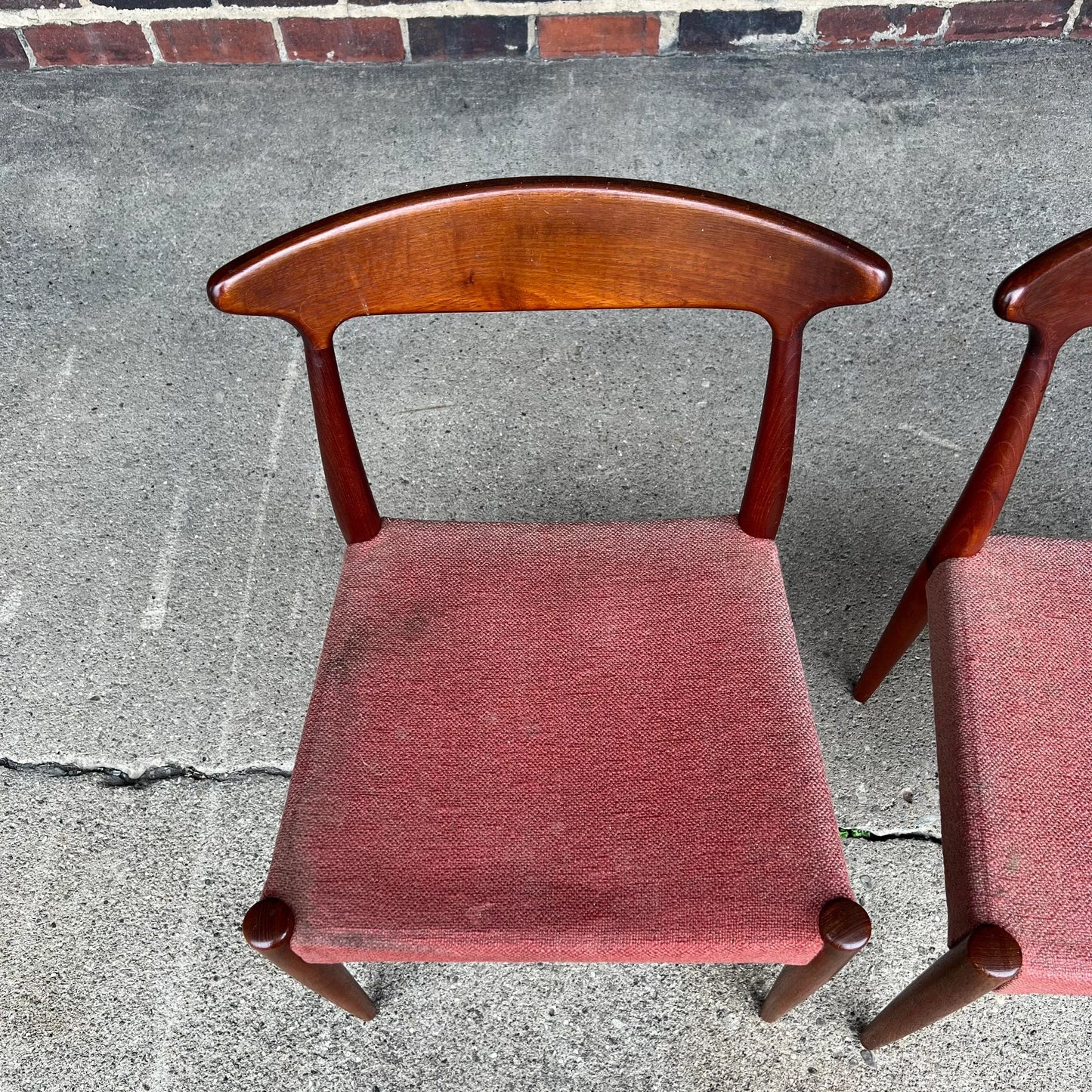 Set of 3 Arne Hovmand Olsen for Mogens Dining Chairs