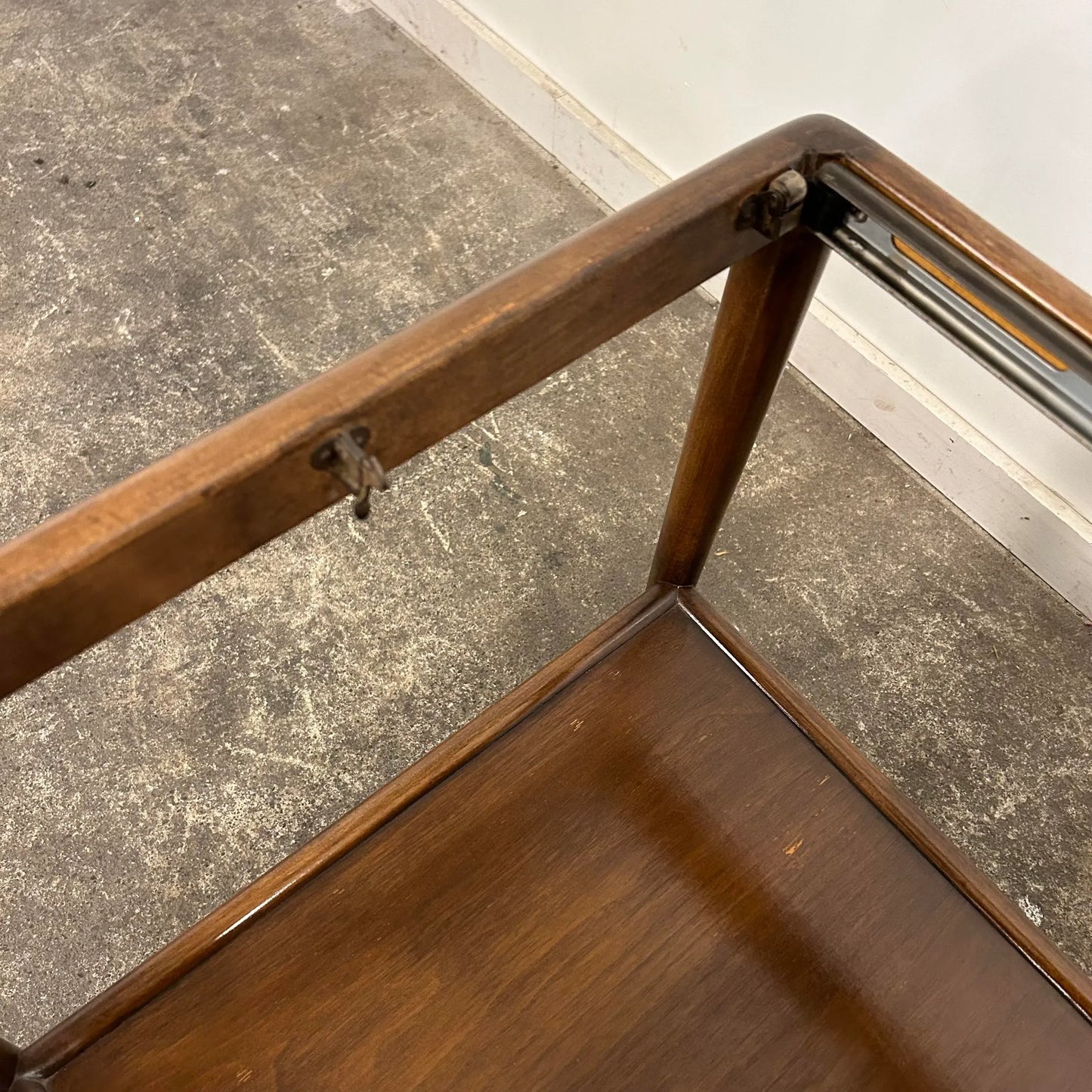 Robsjohn Gibbings for Widdicomb Expandable Flip Top Mid-Century Modern Bar Cart