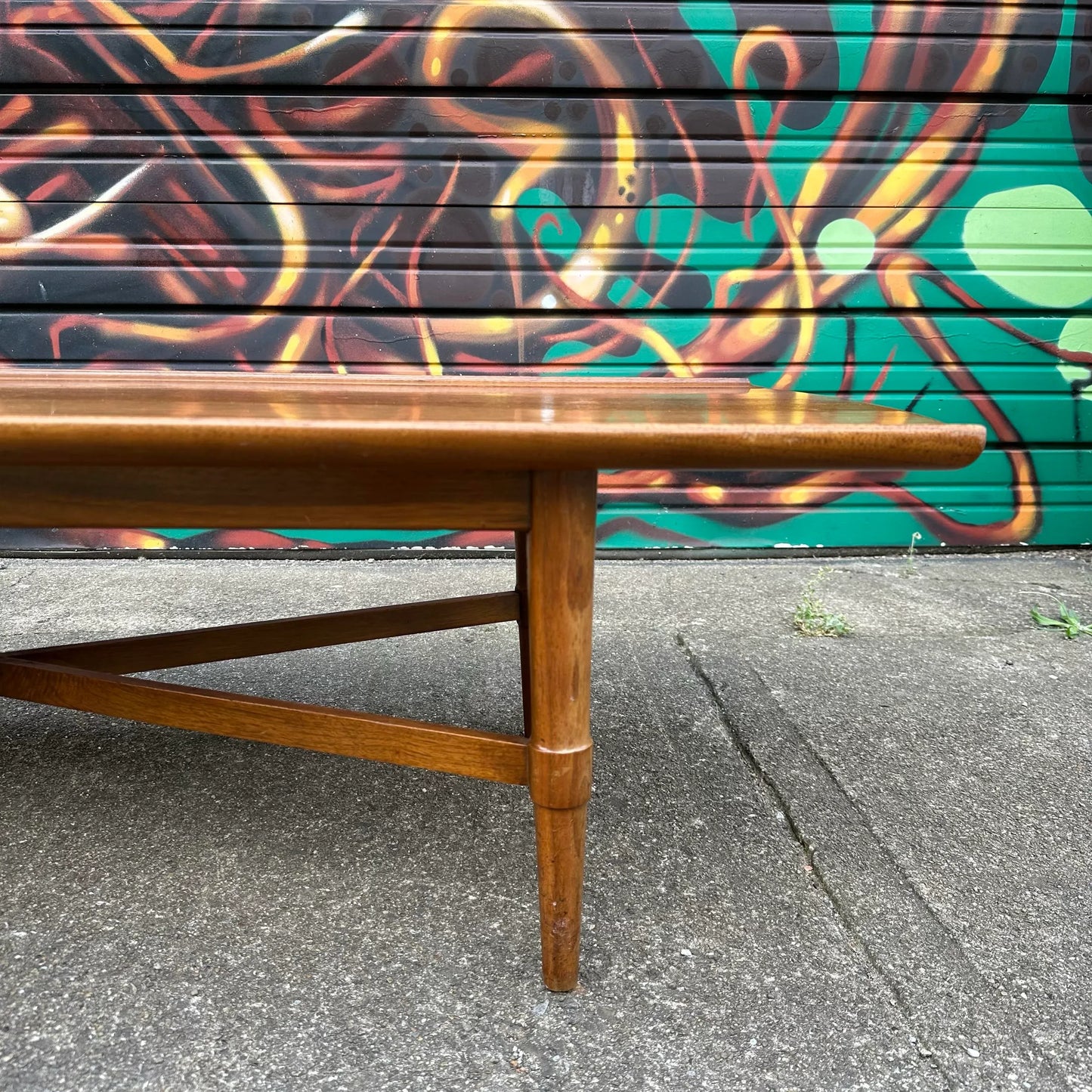 Mid Century Modern Wooden Coffee Table