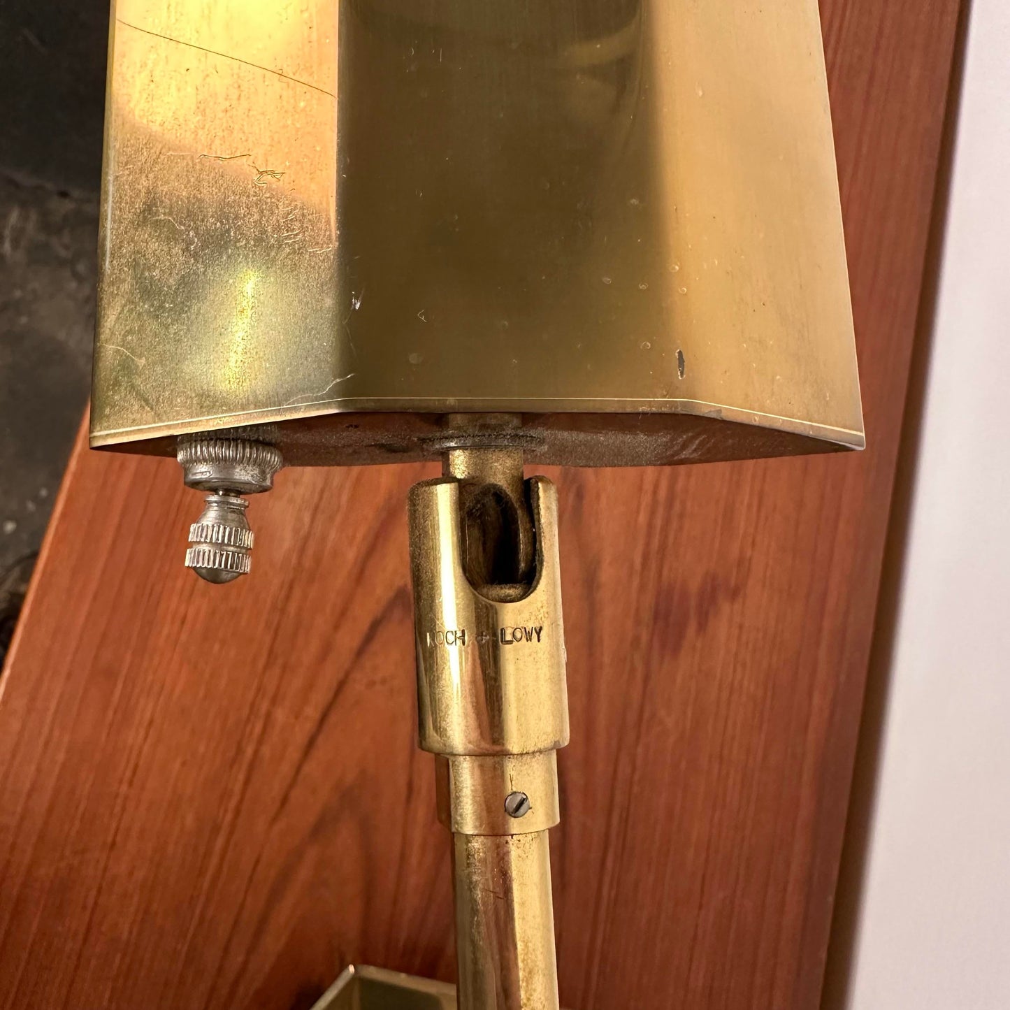 Koch and Lowy Brass Pharmacy Table Lamp