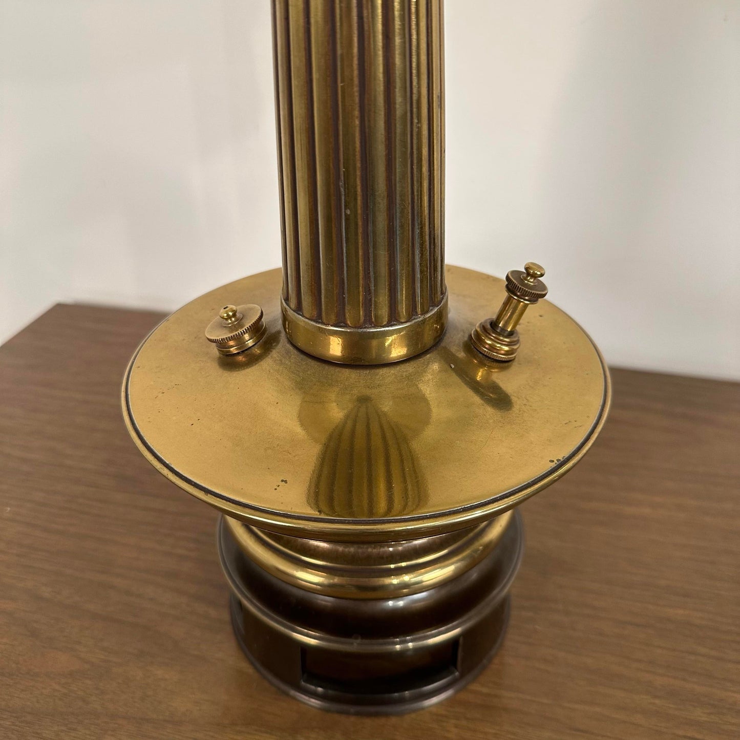 Mid Century Modern Pair of Brass Stiffel Table Lamps