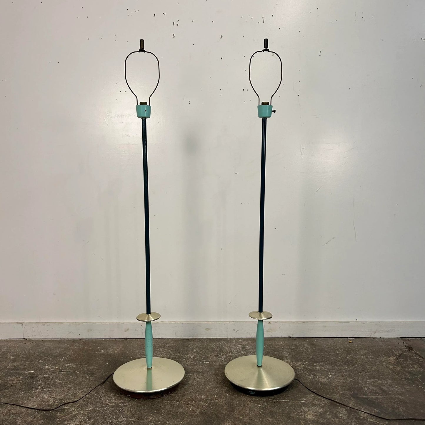 Pair of Mid Century Modern Floor Lamps
