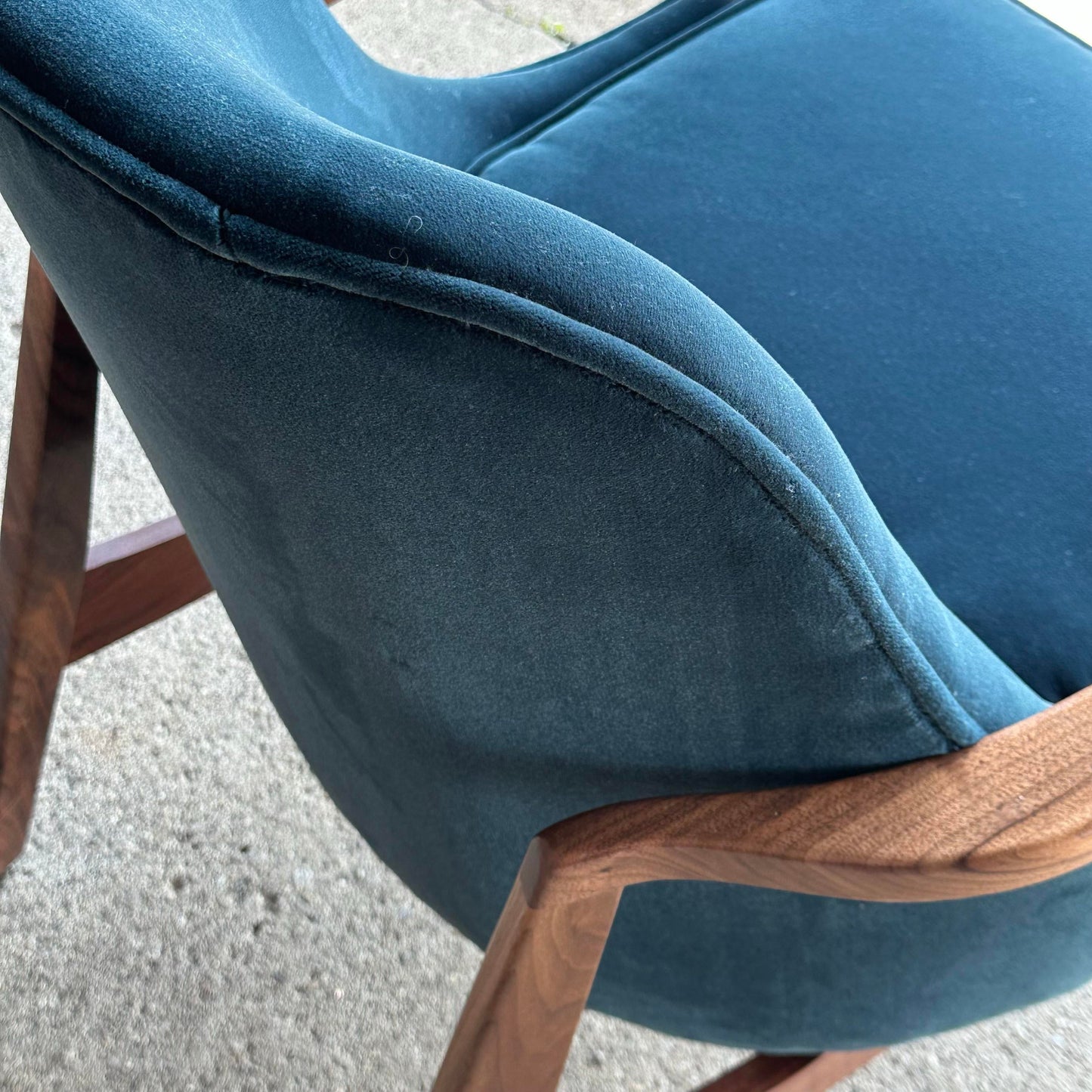 Mid Century Modern Custom Seal Style Lounge Chair